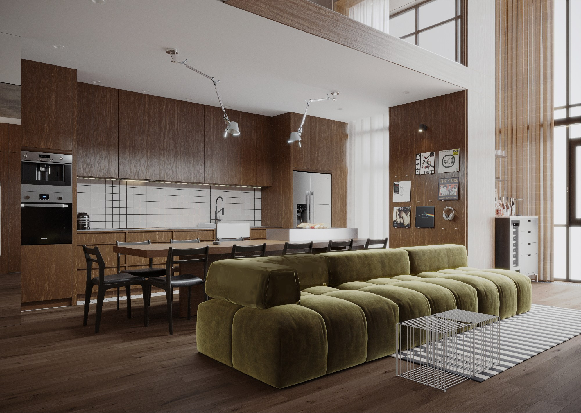 Двухуровневая квартира в ЖК «Скандис Озеро». Дизайн интерьера от Дмитрия Баландина