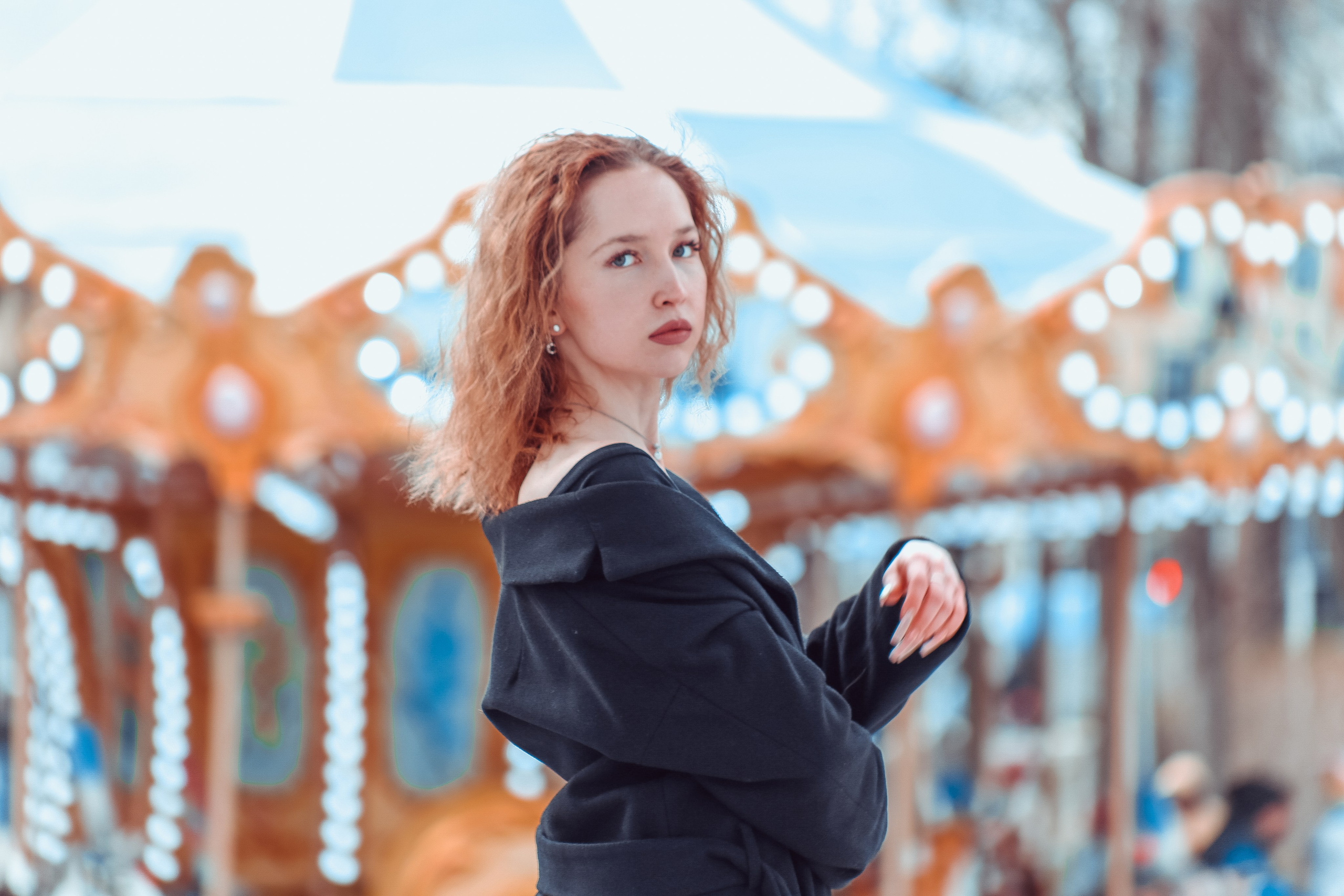 Алина в городе. Фотограф Пермь. Фотосессия в фотостудии Перми и на свежем воздухе