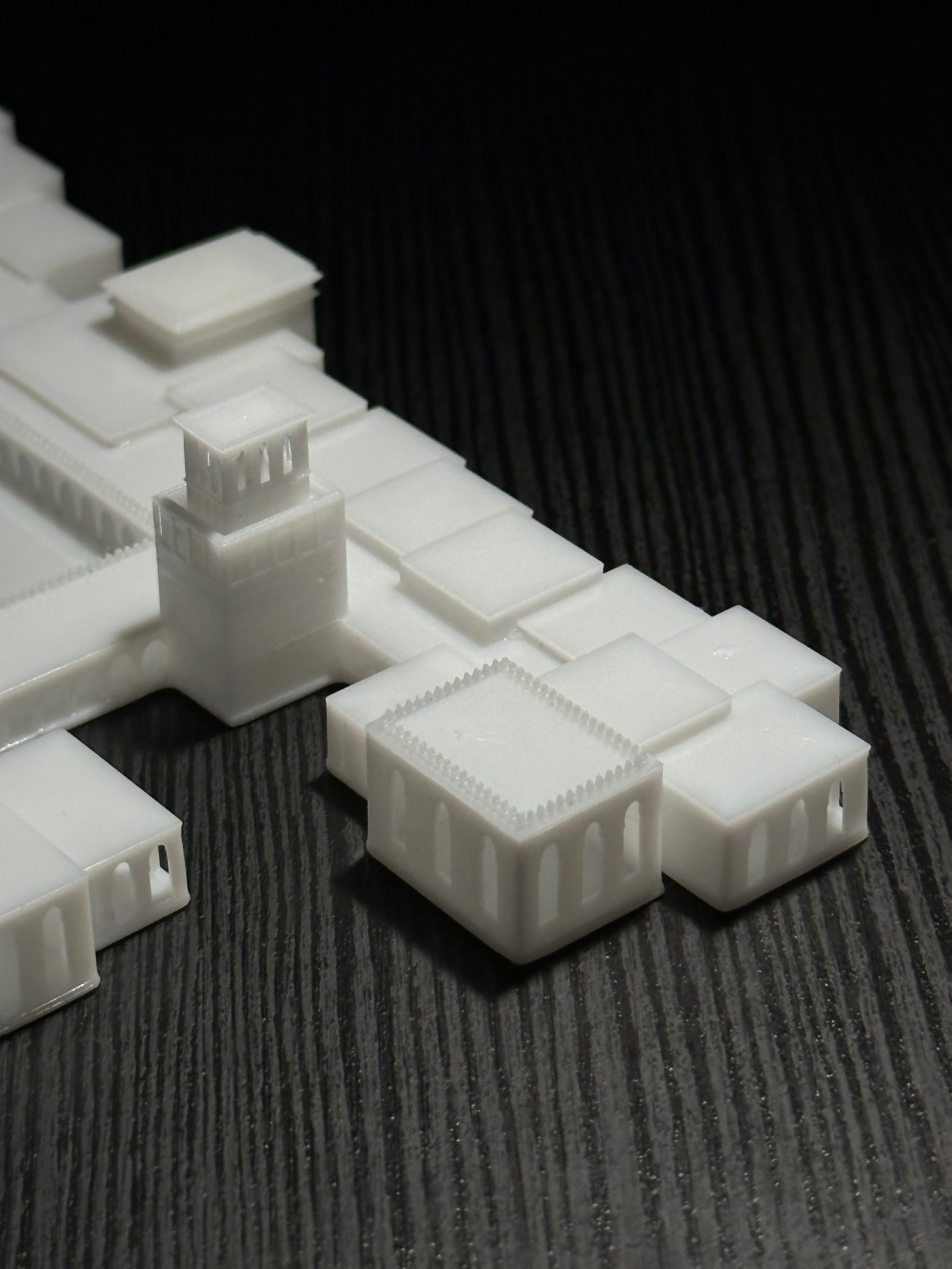 Курсовой макет проекта школы для Анны. 3D печать