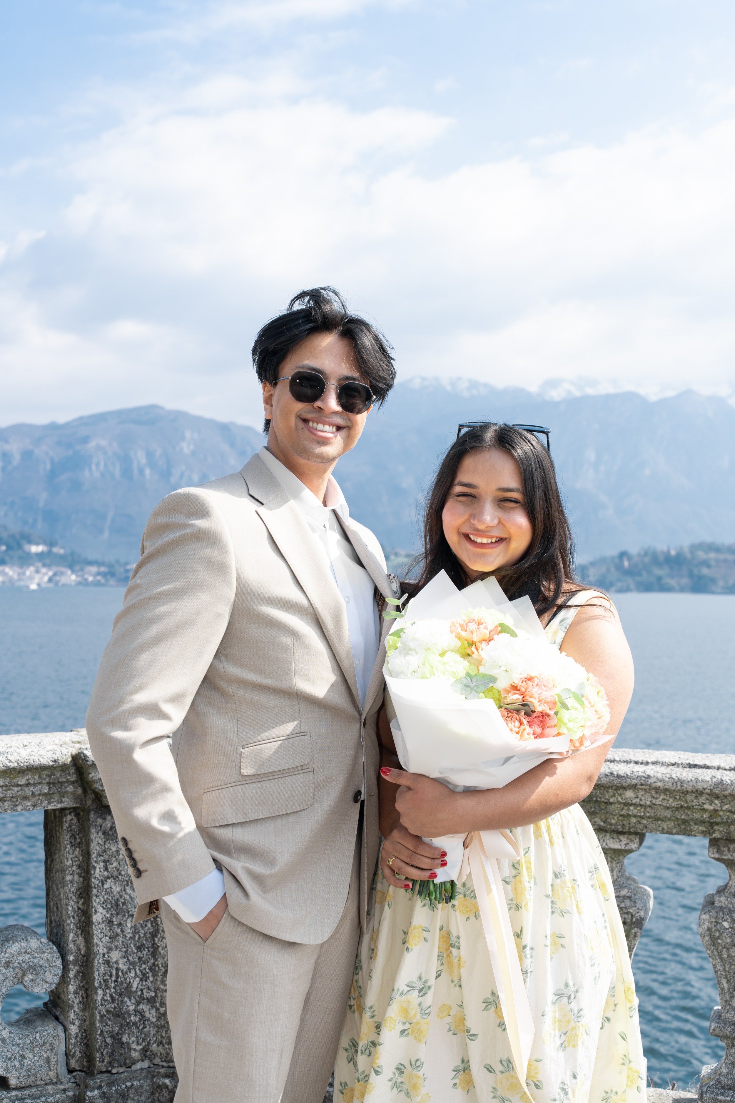 Addy & Fiance. Maria Anistratova | Destination Photographer, Videographer & Drone Pilot — Lake Como