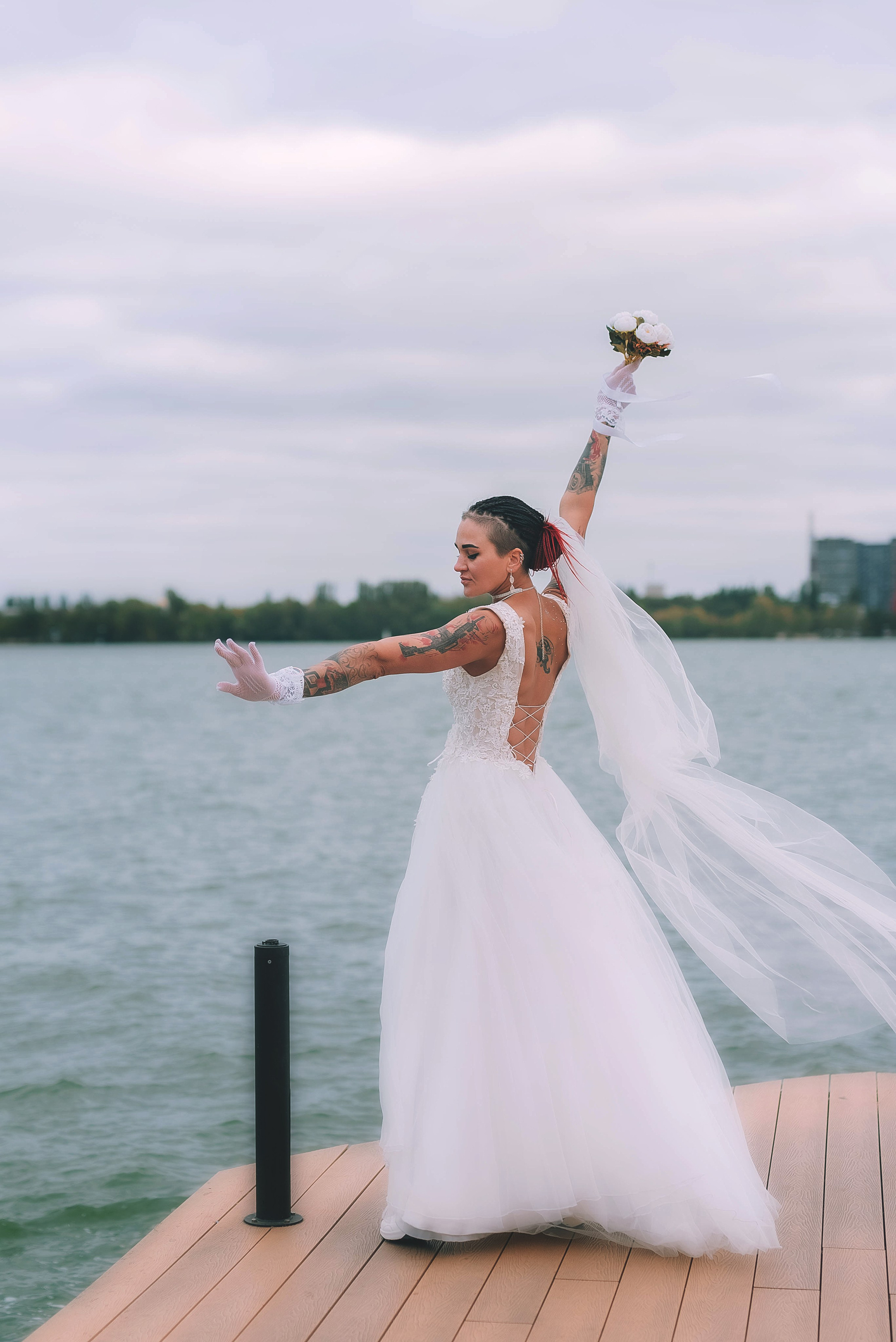 Свадебная фотосессия на набережной. Семейный, детский фотограф в Воронеже Анна Никитина