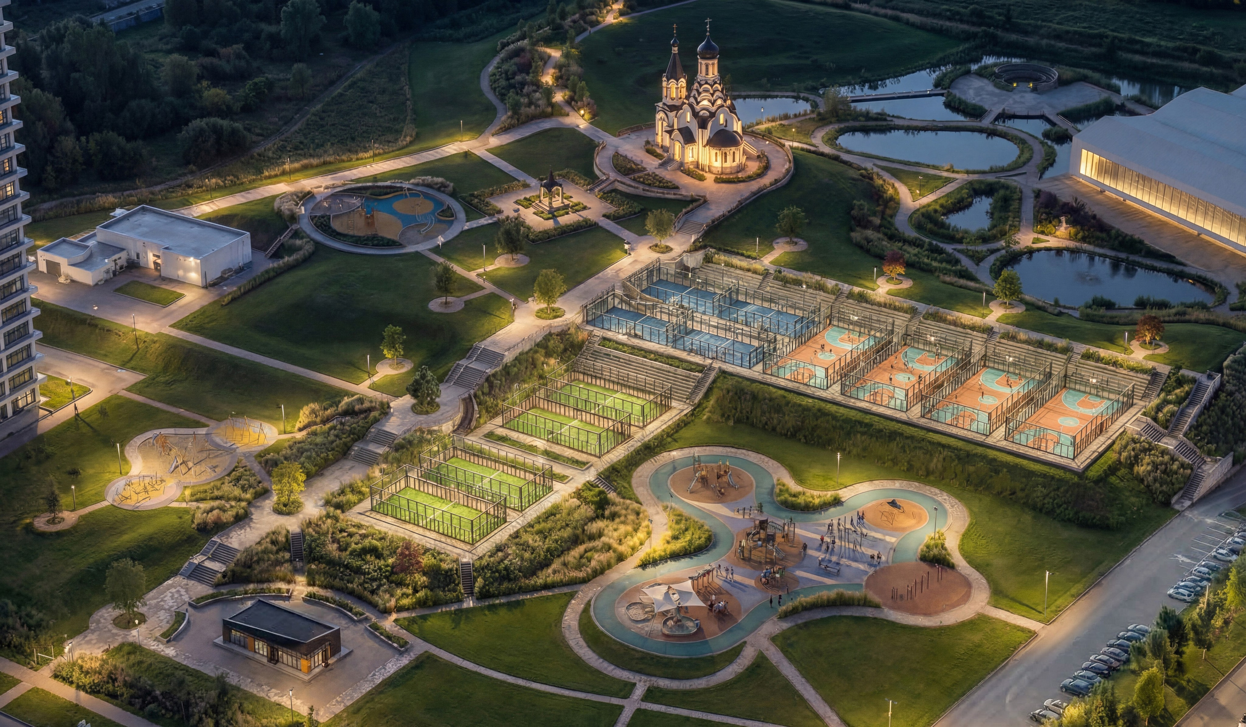 Искра парк. Архитектурно-дизайнерское бюро ROOMS