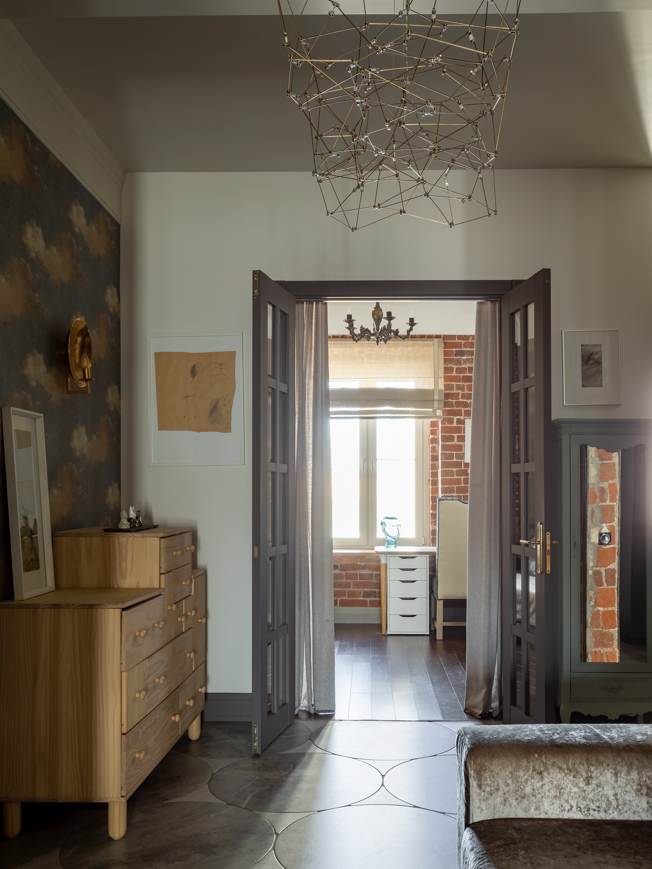 Небольшая квартира с анфиладной планировкой. Главная