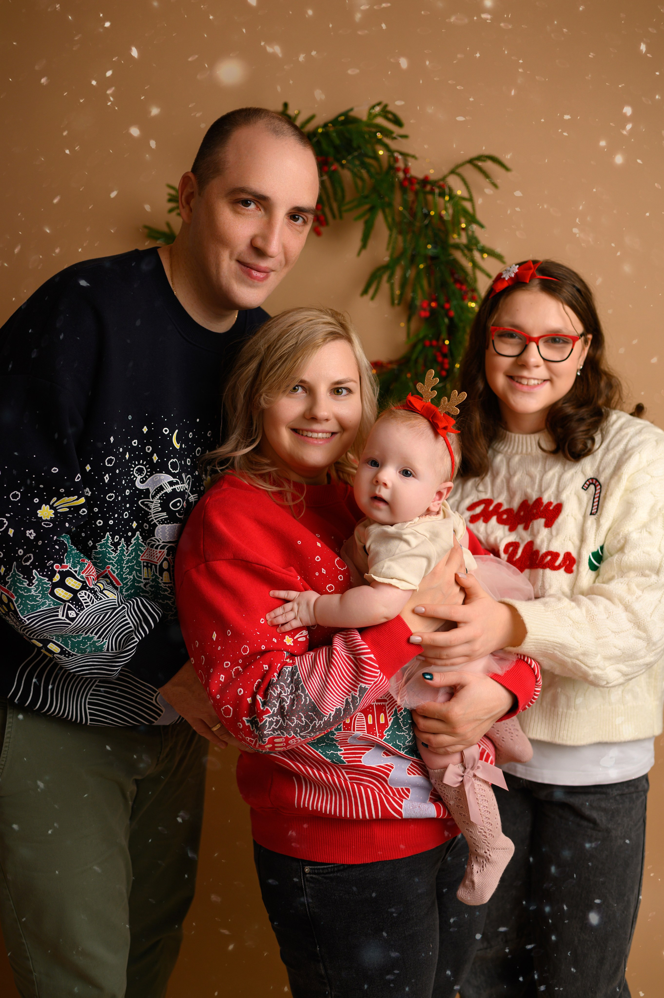 Фотопроект Новый год. Семейный, детский фотограф в Москве Дегтярева Анастасия
