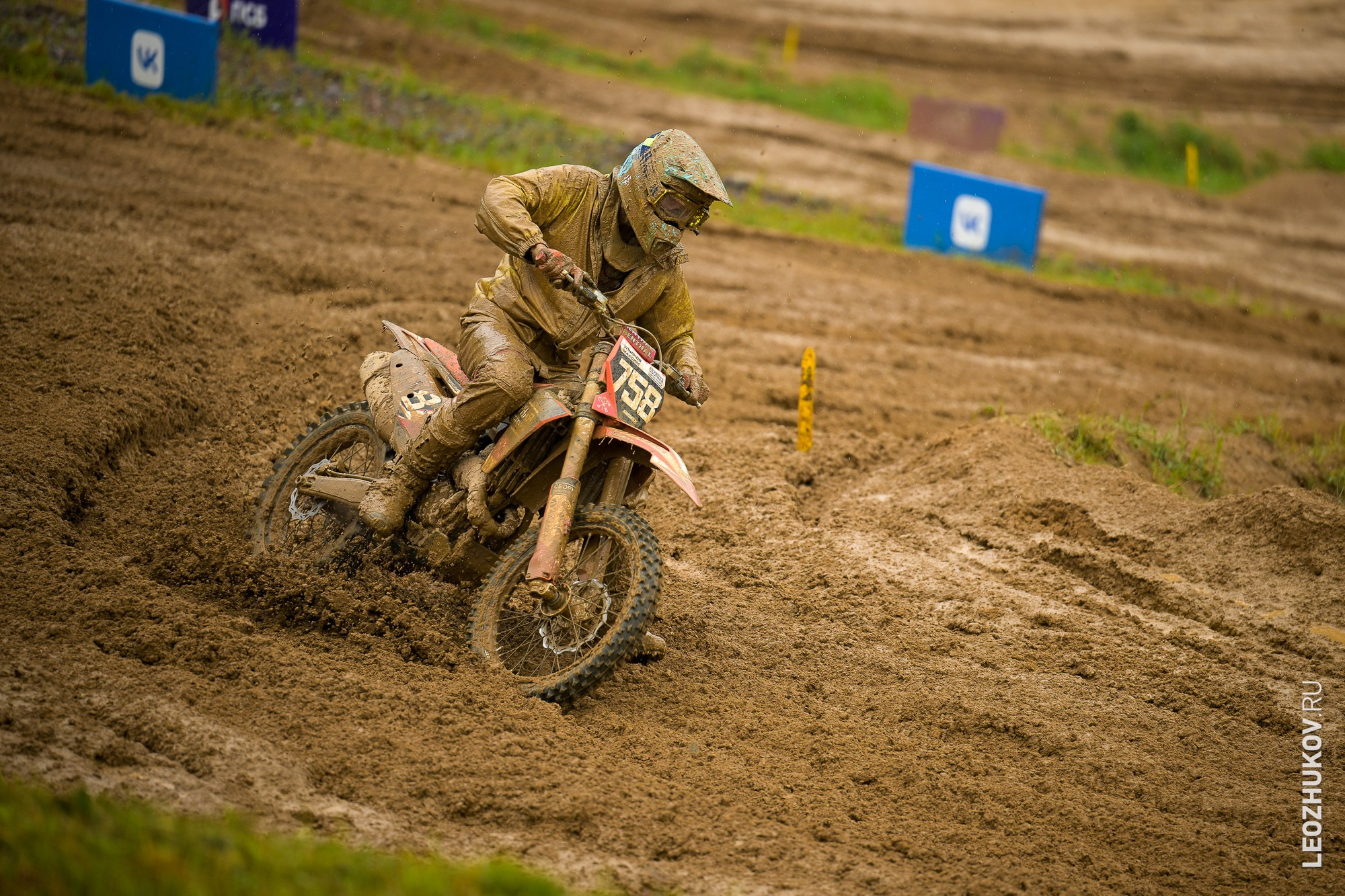 1 round of ММТ RGP russian motocross championships. Sports photographer Leonid Zhukov