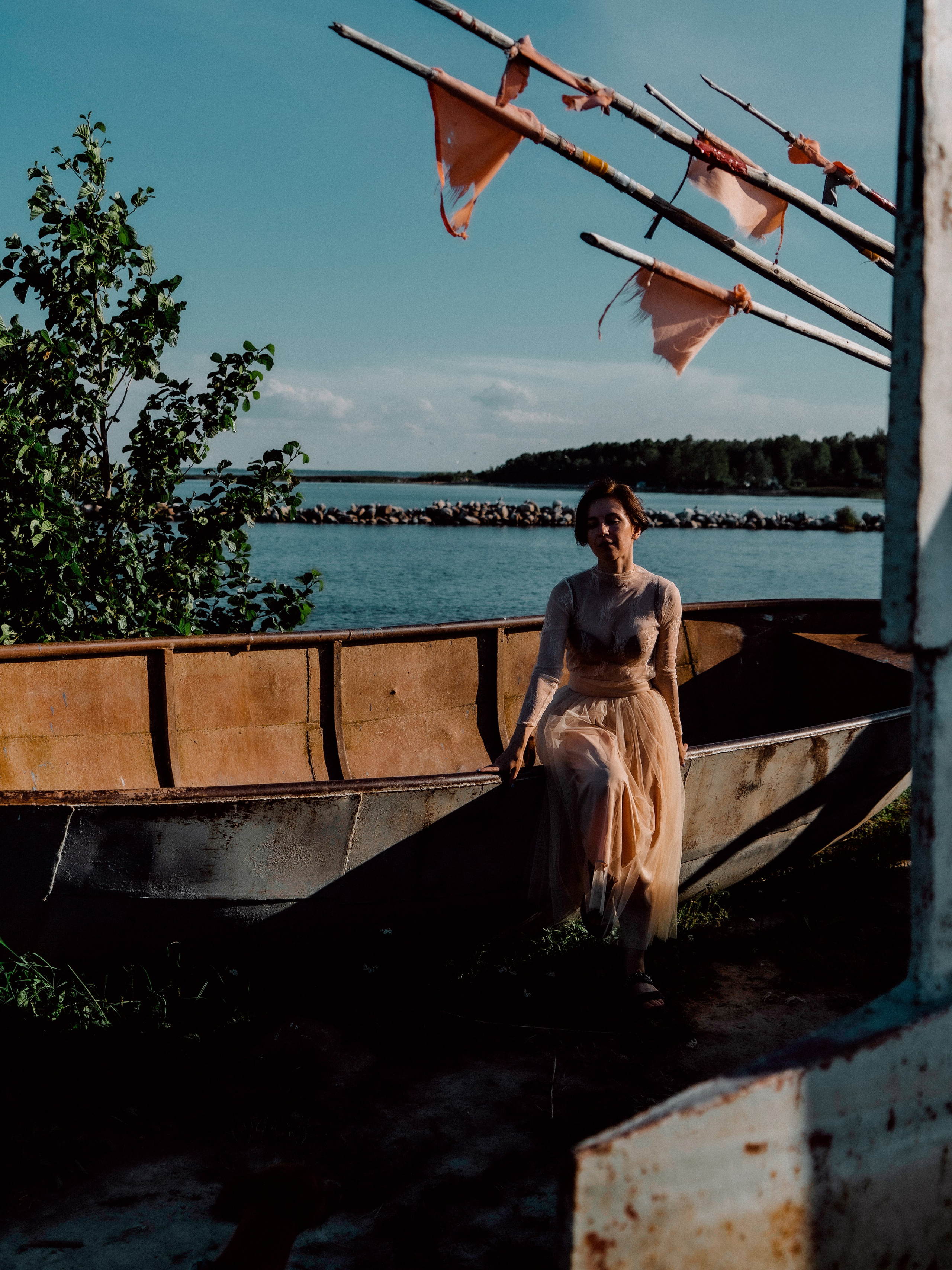 Портретная фотосессия на Ладожском озере. Светлана Гопанюк. Портретный фотограф. Санкт-Петербург. СПб