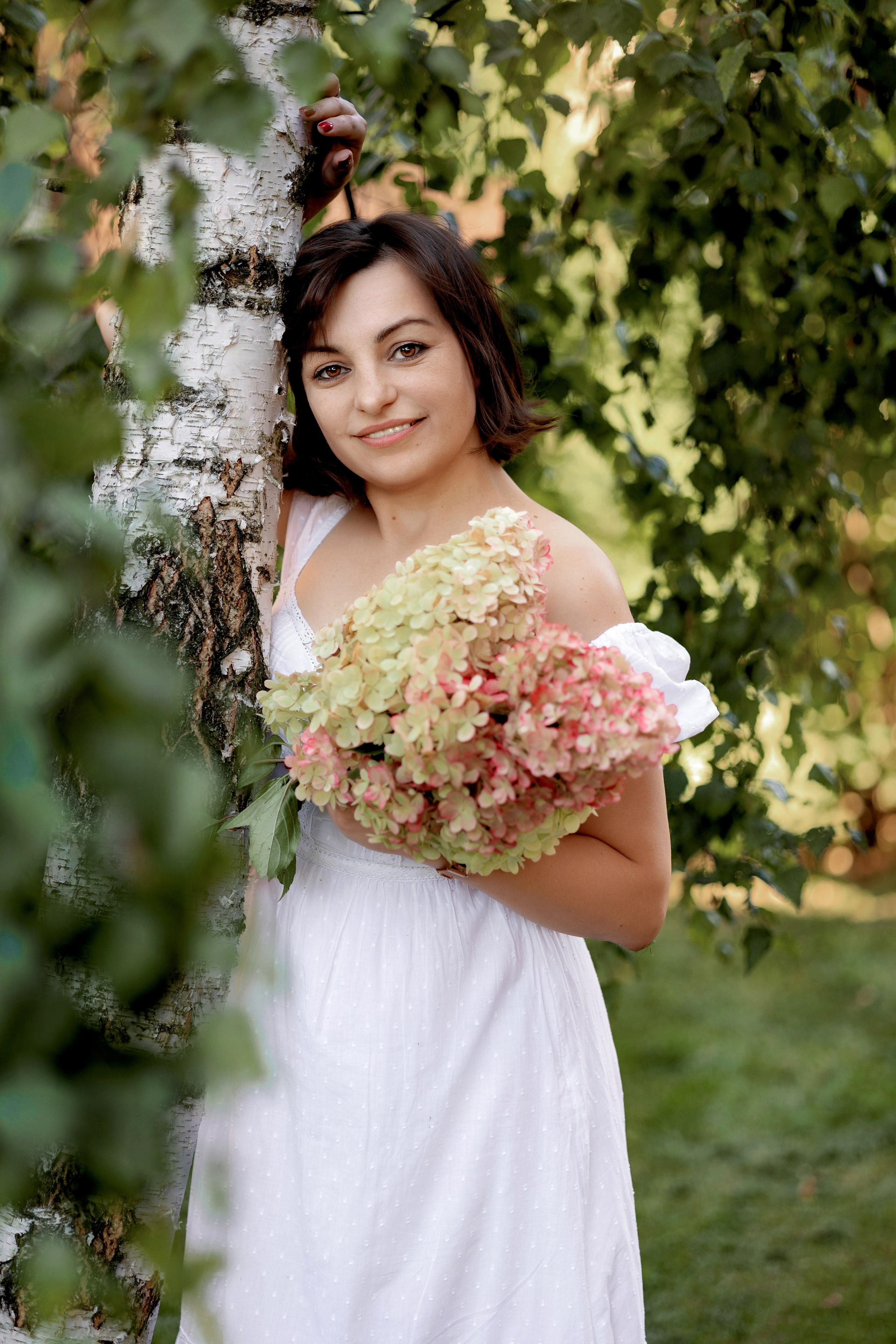 В саду гортензий. Выпускные альбомы. Школьный и семейный фотограф Виктория Игнатьева