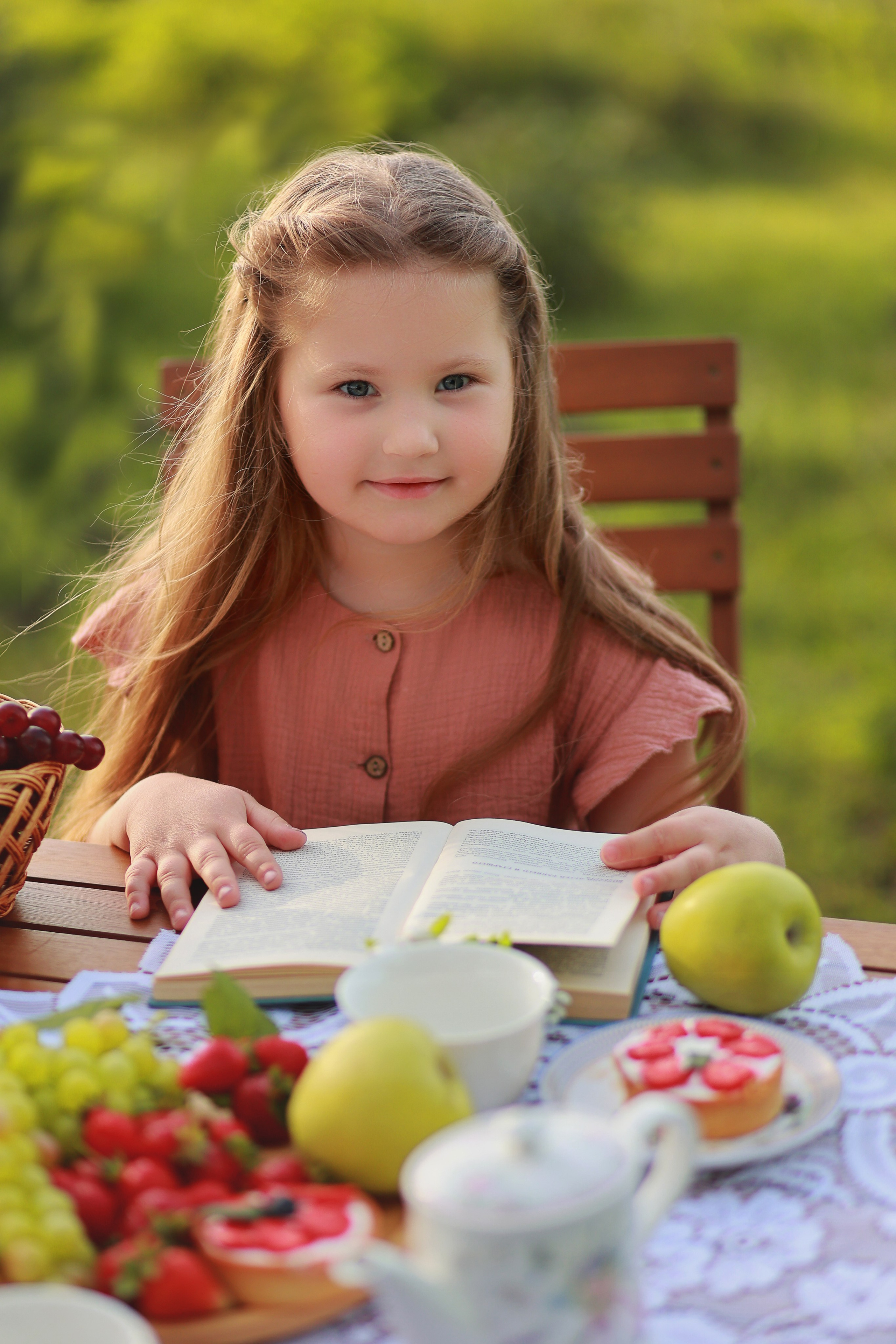 Чаепитие в парке. Детский семейный фотограф Краснодар