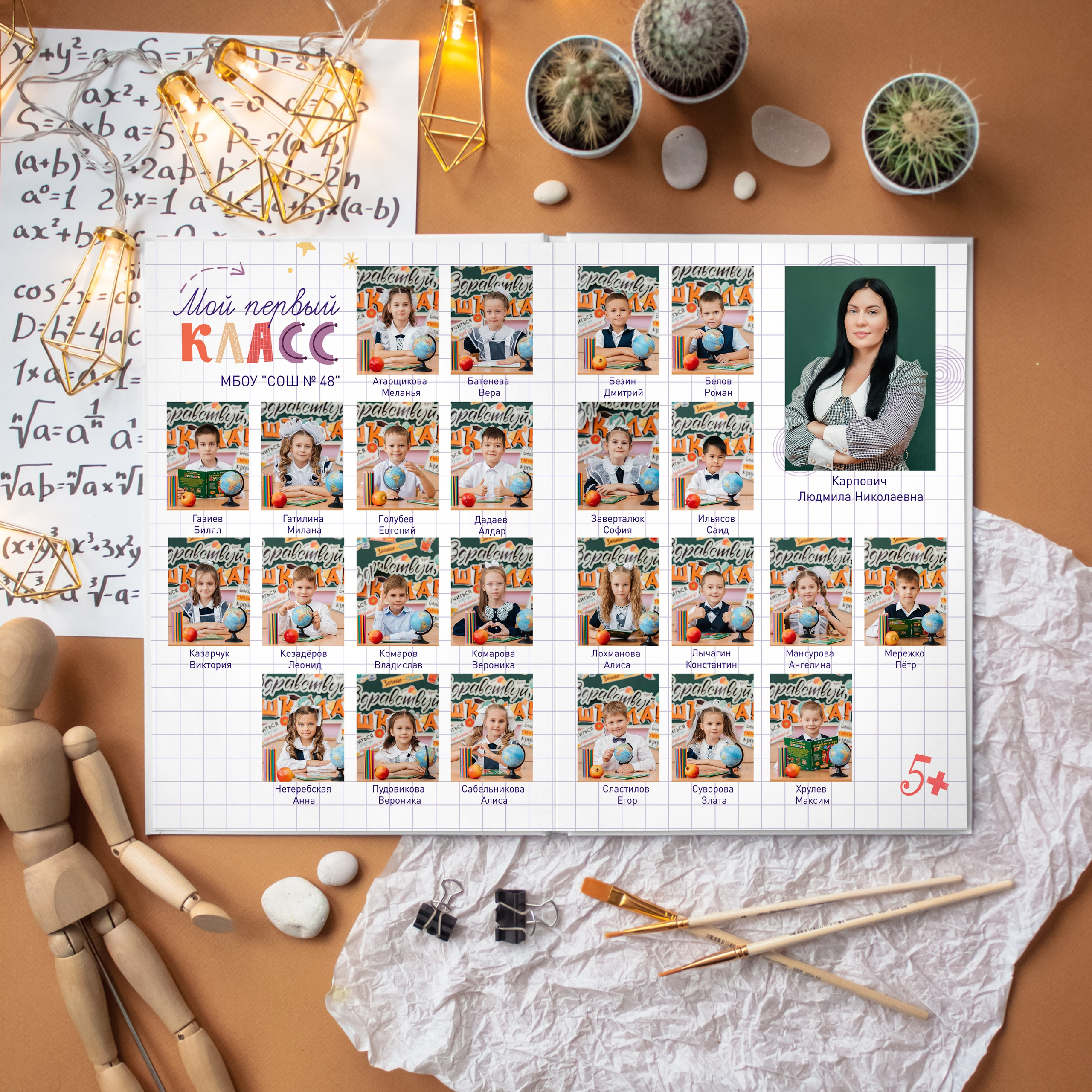 Первый класс. Дизайнер fotokniga_ast