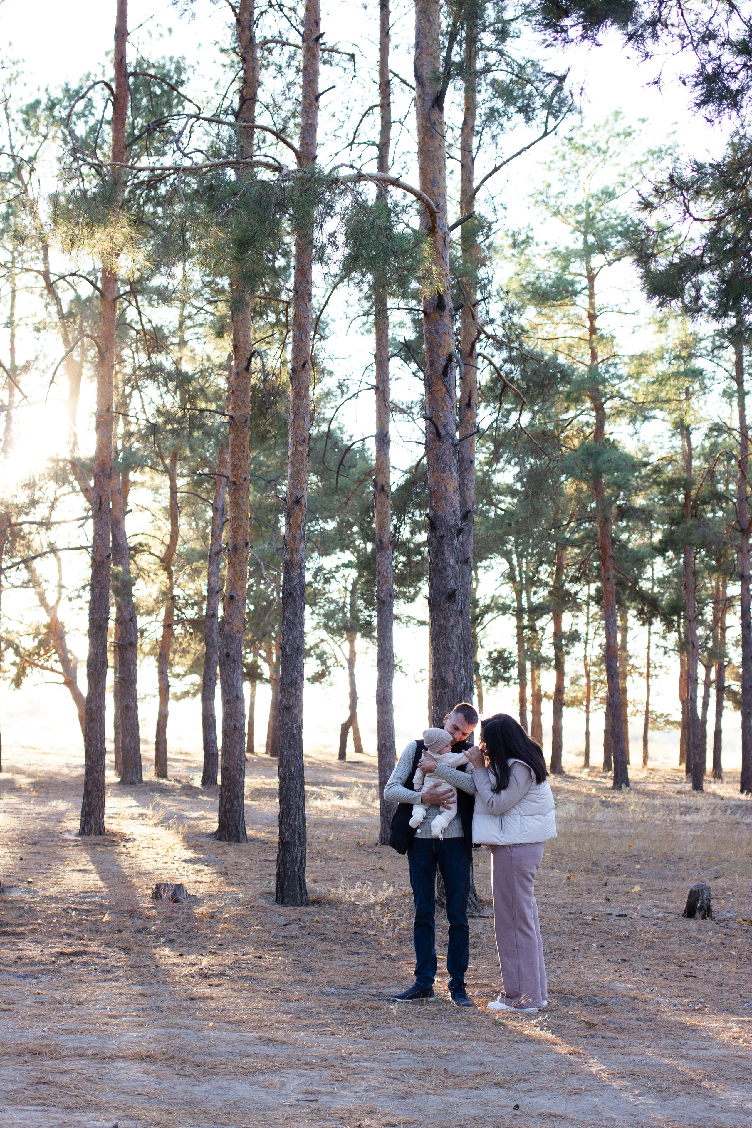 Семья лес. Newborn-barykina.ru