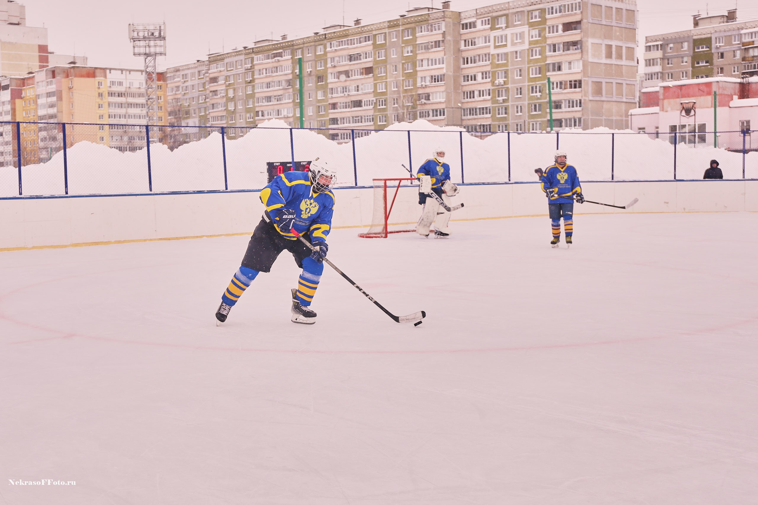 Турнир по хоккею «Русская классика» в рамках Офицерской хоккейной лиги. Спортивный фотограф Некрасов Денис