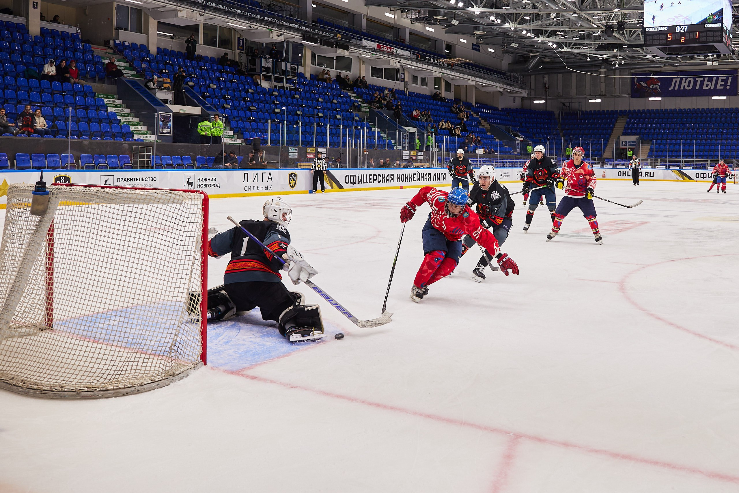 Репортаж. Офицерская хоккейная лига 2025 год. Спортивный фотограф Некрасов Денис