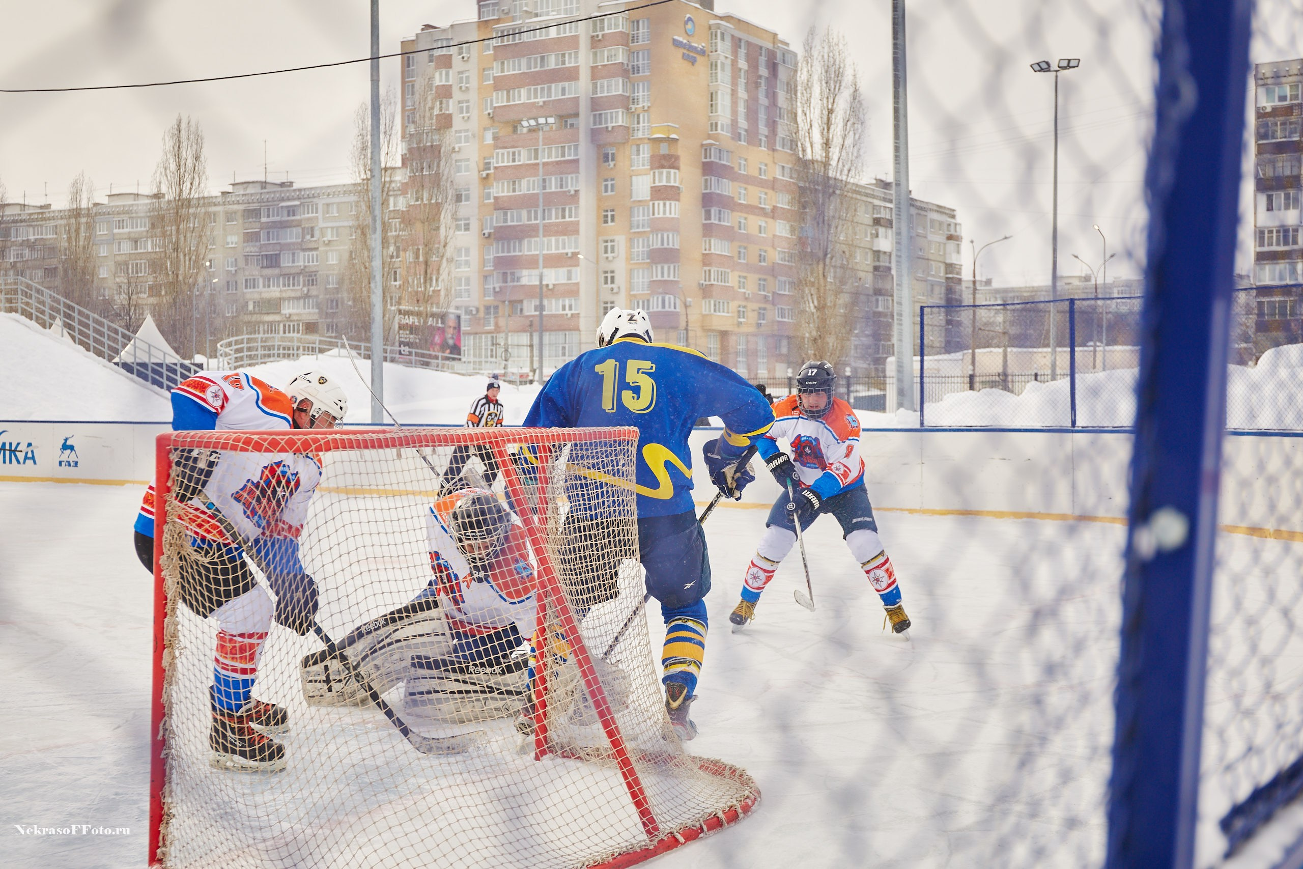 Турнир по хоккею «Русская классика» в рамках Офицерской хоккейной лиги. Спортивный фотограф Некрасов Денис