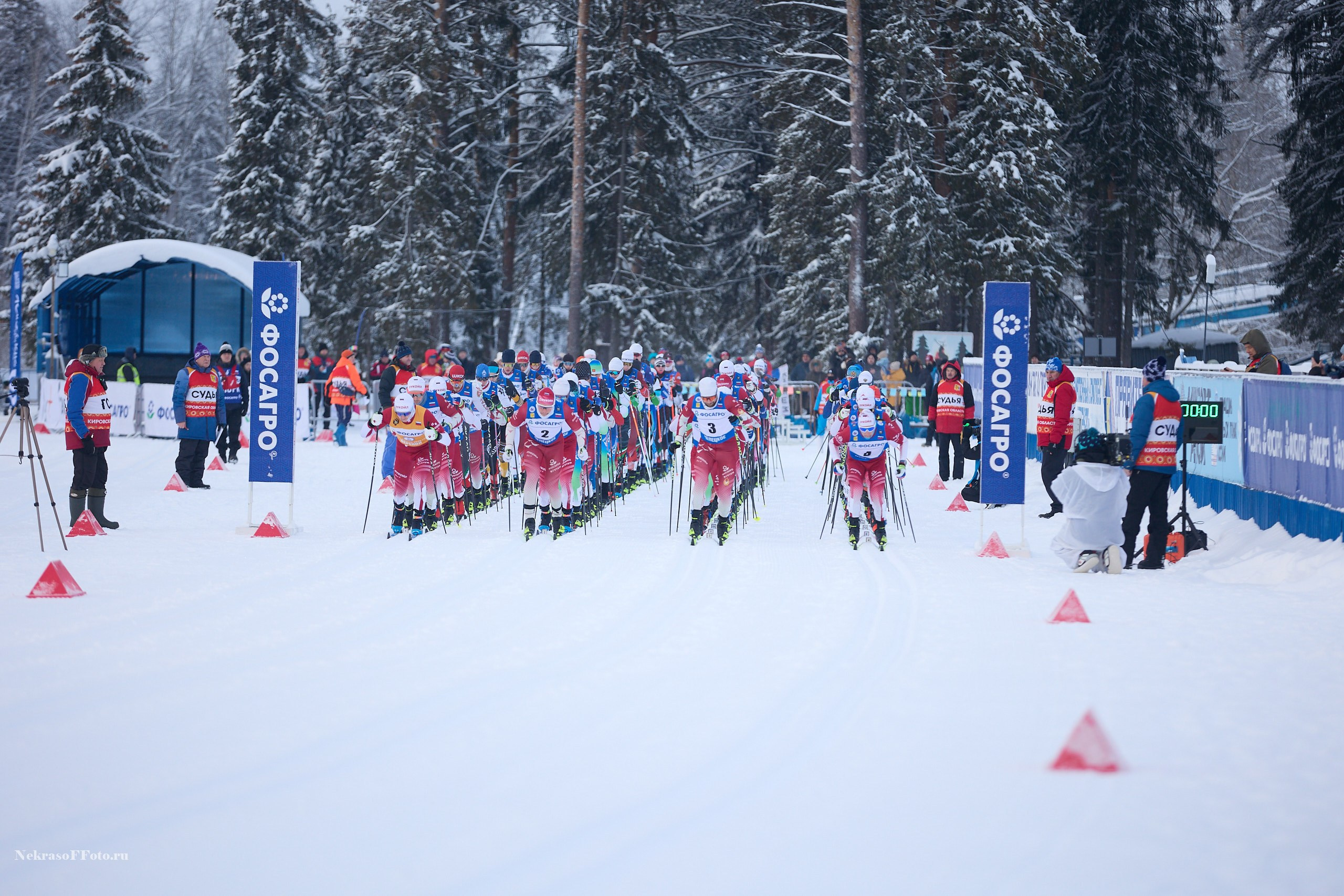 Кубок России по Лыжным гонкам. Спортивный фотограф Некрасов Денис