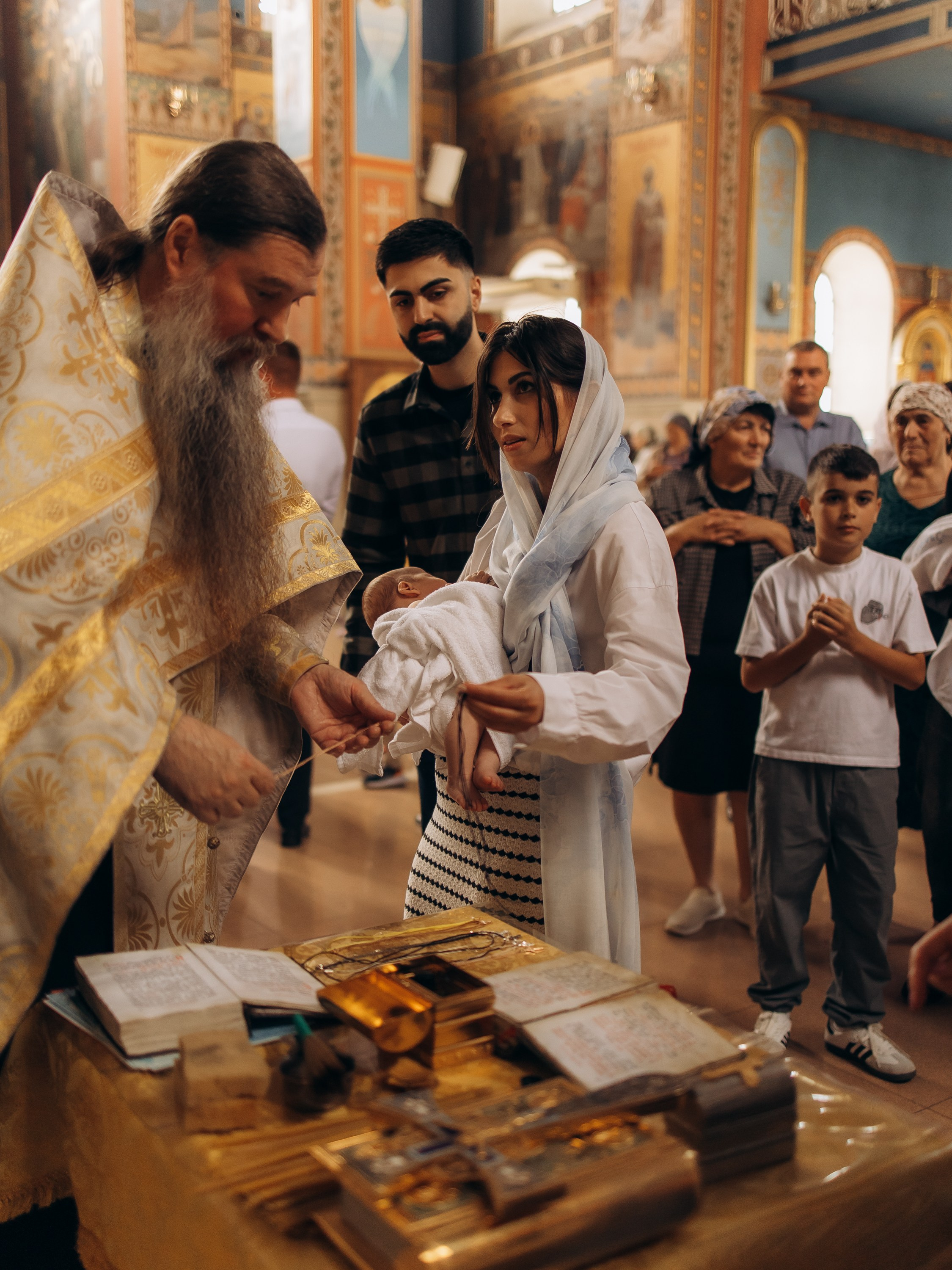 Крещение Николая и Александра. Семейный фотограф в Краснодаре Храмова Анна