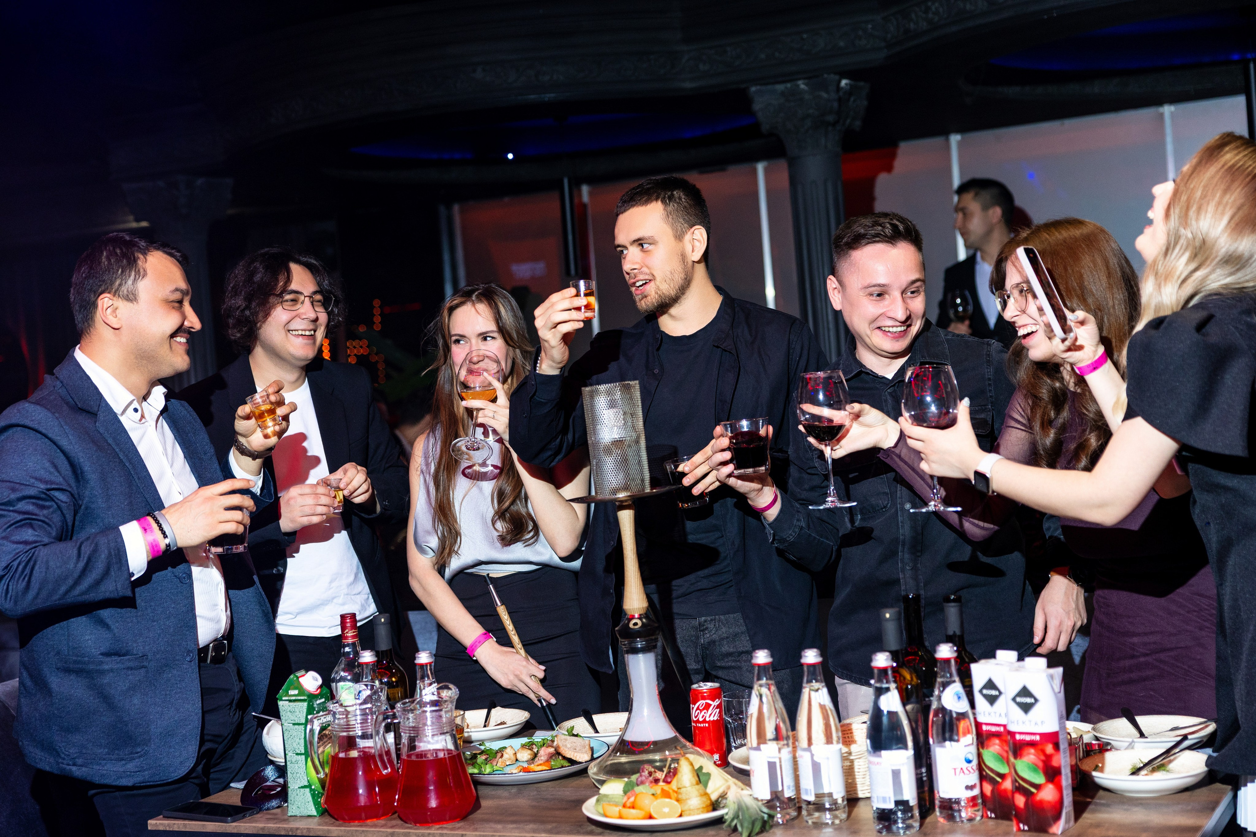 Новогодний корпоратив (ресторан «Мед»). Свадебный фотограф и контент фотограф в Казани Малыгина Елена