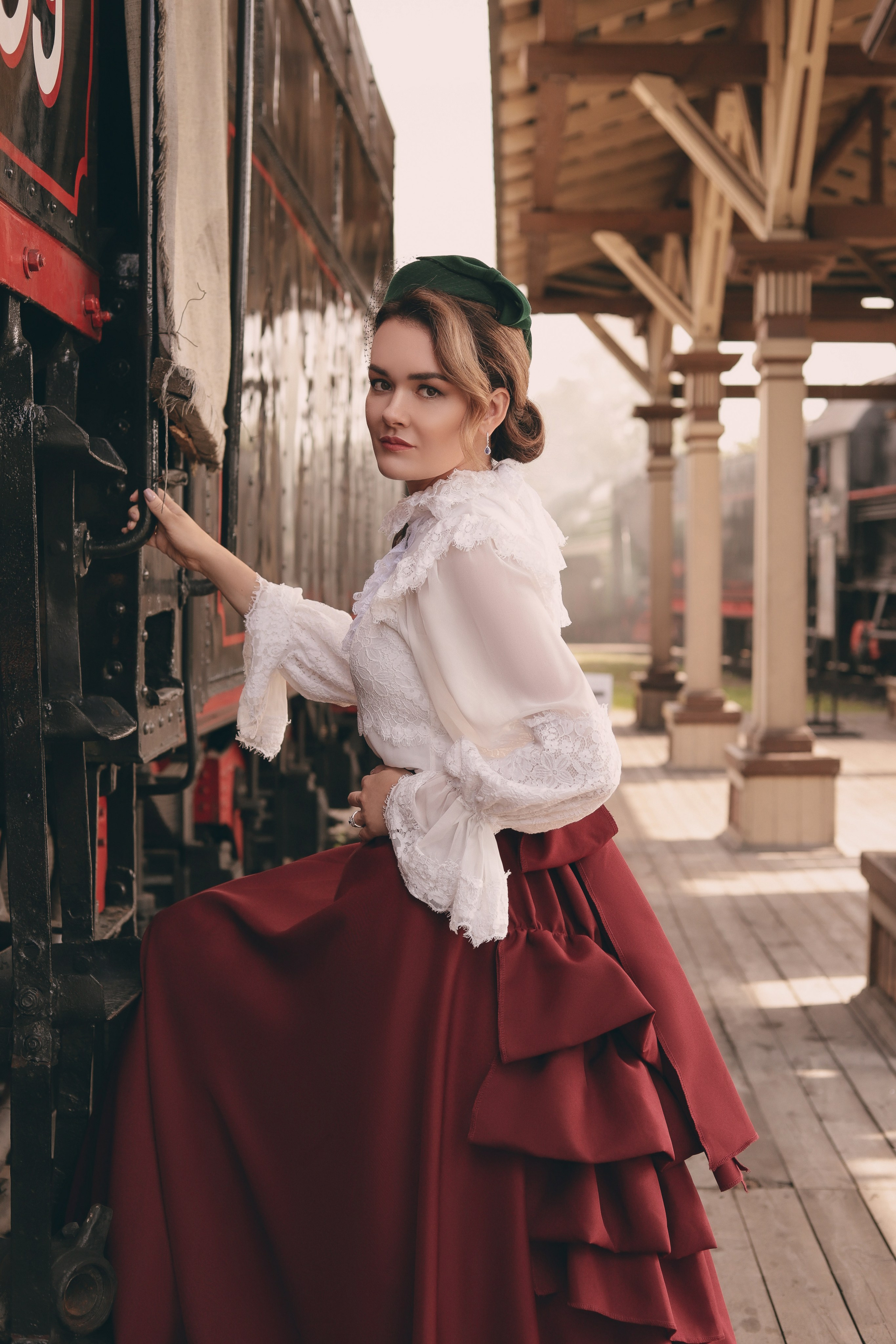 Ретро поезд. Детский и семейный фотограф в Москве