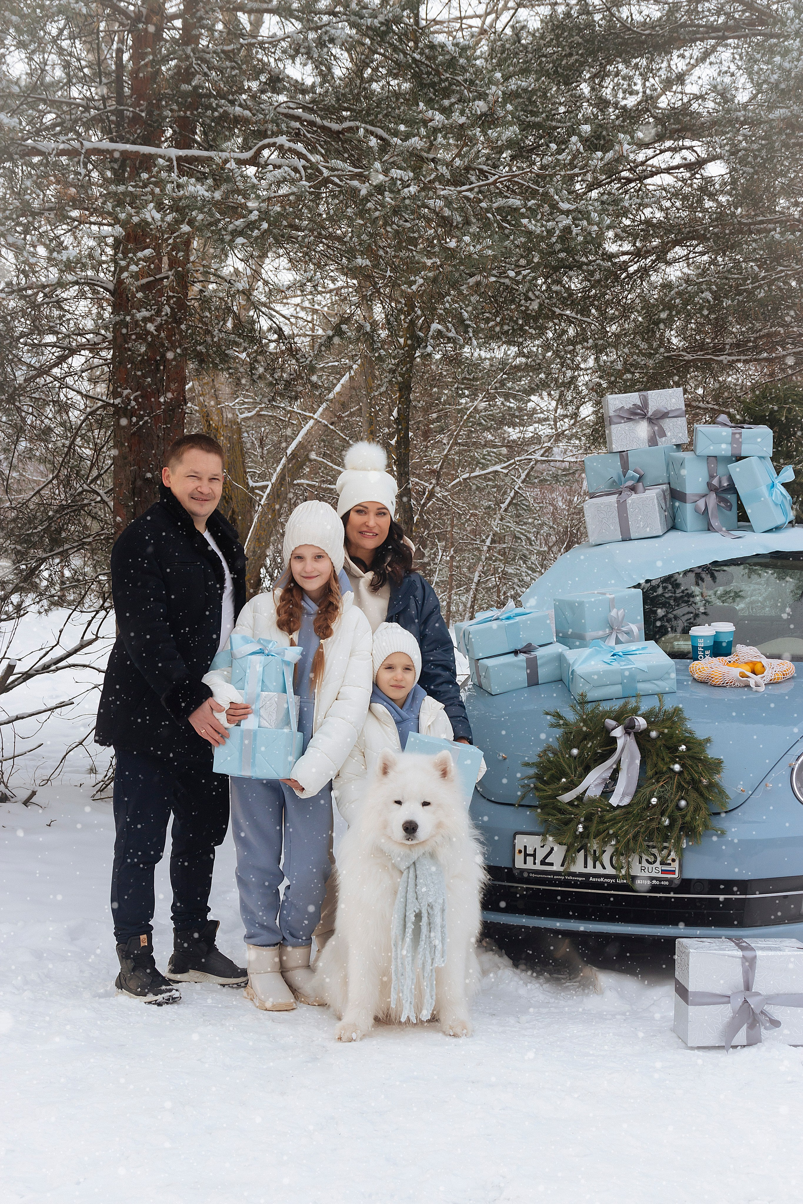 Новогодний голубой жук. Фотограф Ольга Бобб Нижний Новгород