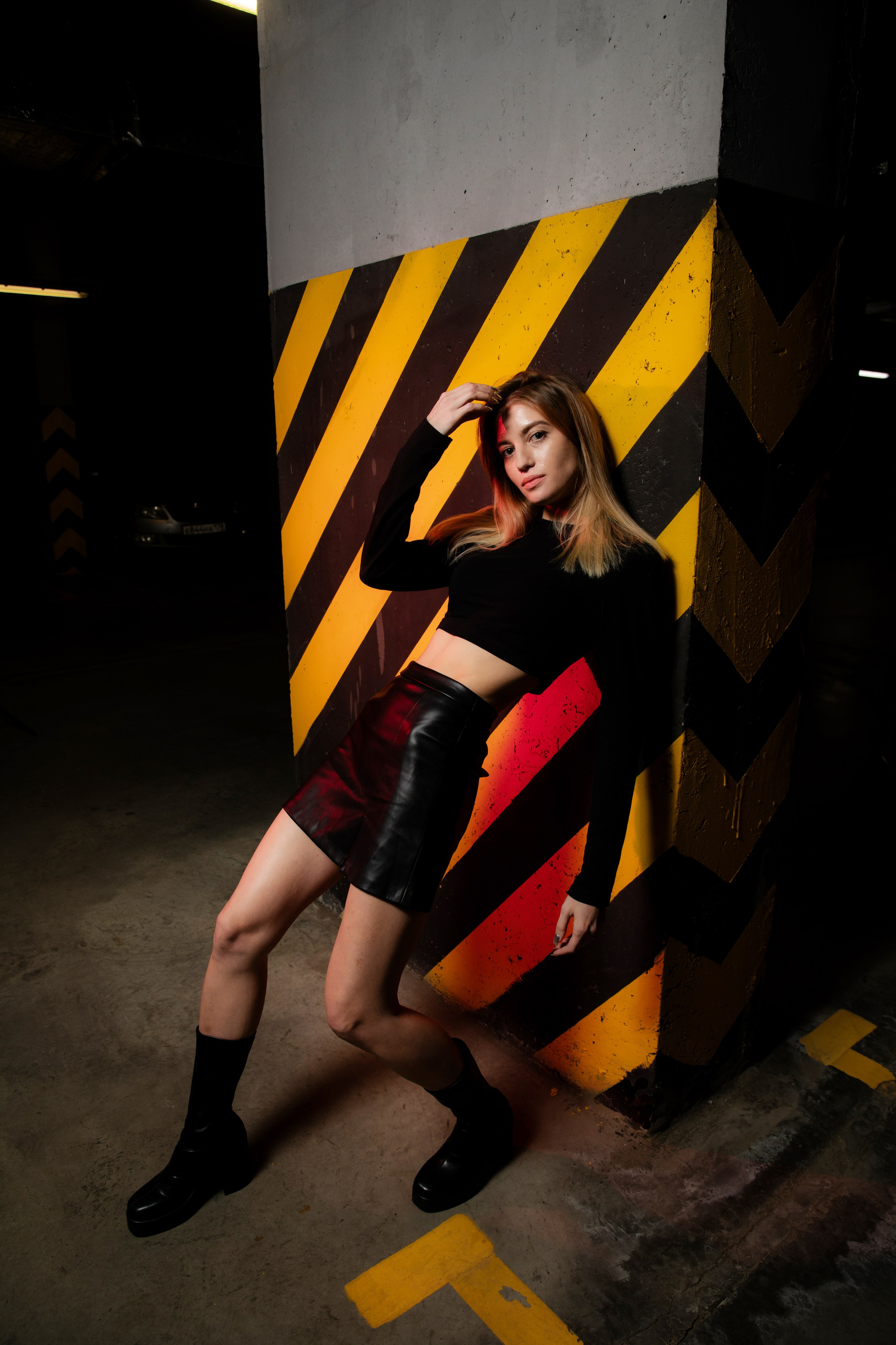 Parking Girl. Креативный фотограф Алексей Лем