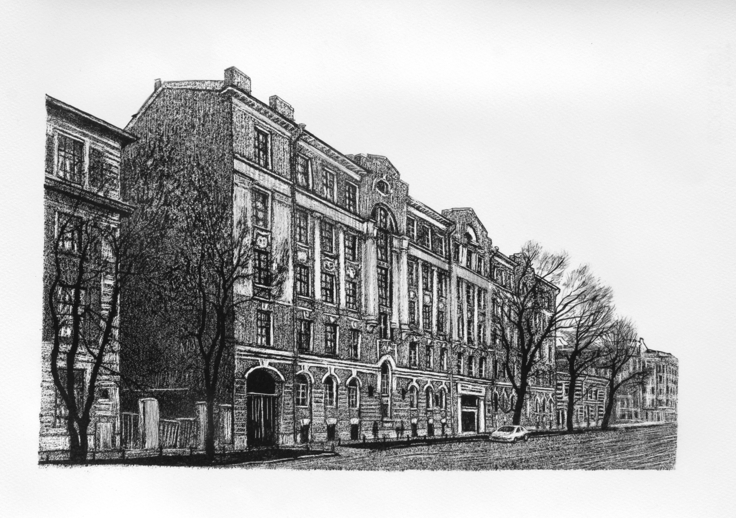 Университет. Альбом литографий. Ольга Васильева художник в Санкт-Петербурге