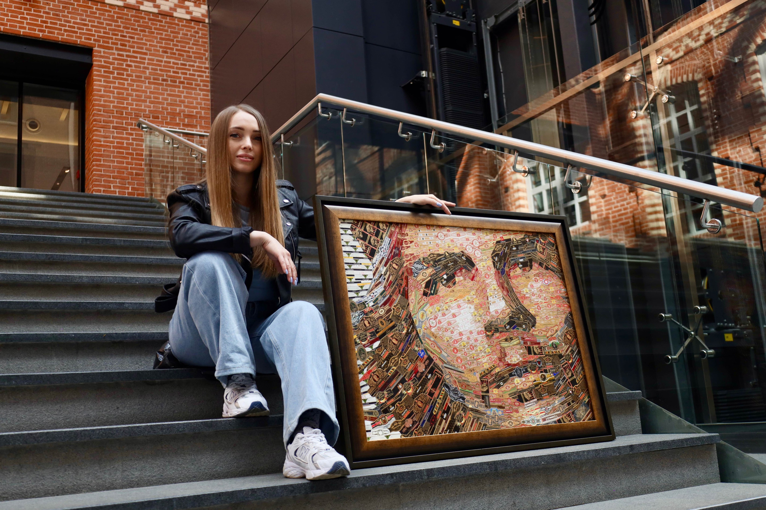 Съемка картин из сигарных бантов 23|04|24. Проектный фотограф Анна Мирош