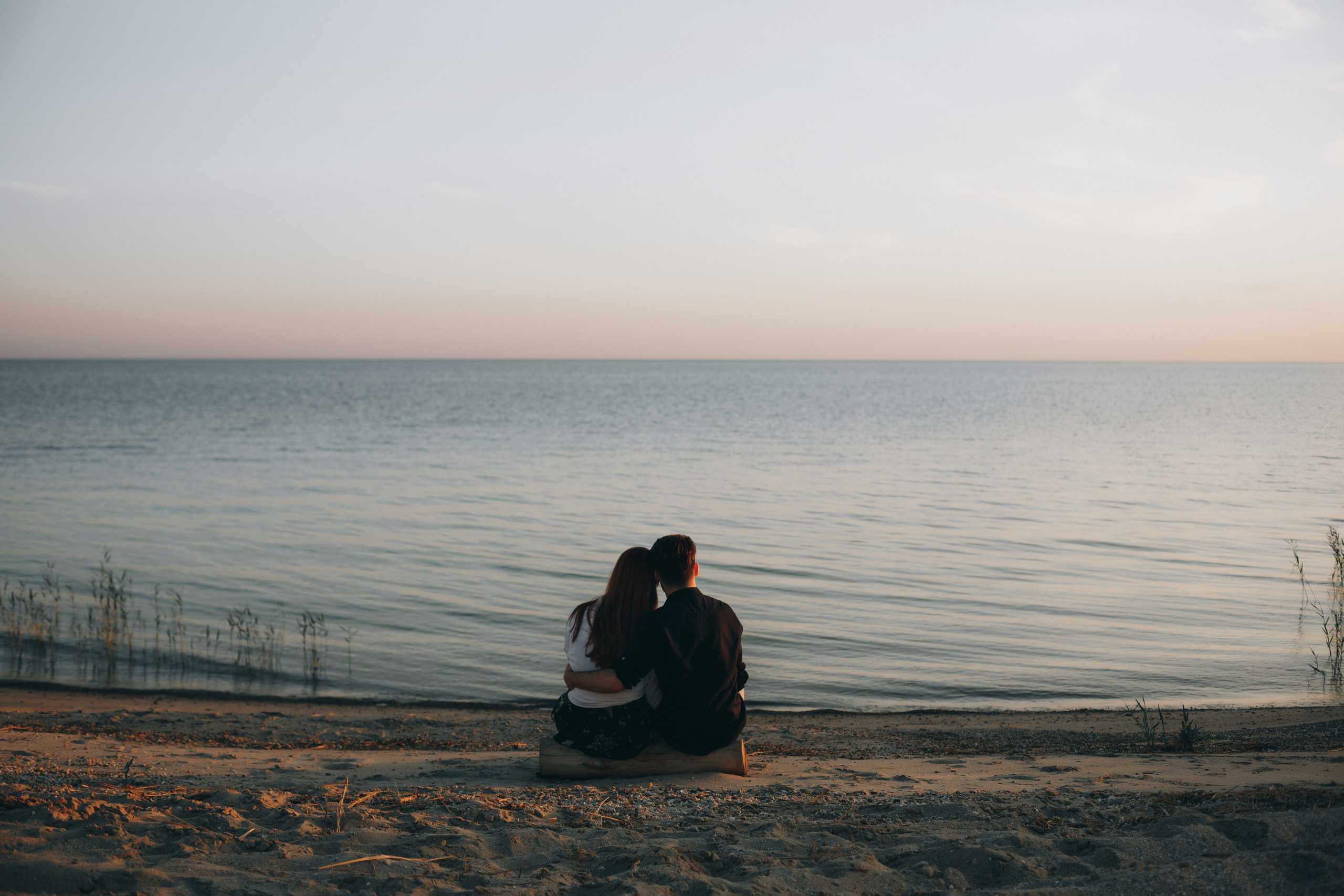Никита и Соня в идиллической фотосессии на Беглицкой косе. Свадебный и семейный фотограф в Таганроге Бакарюк Антон
