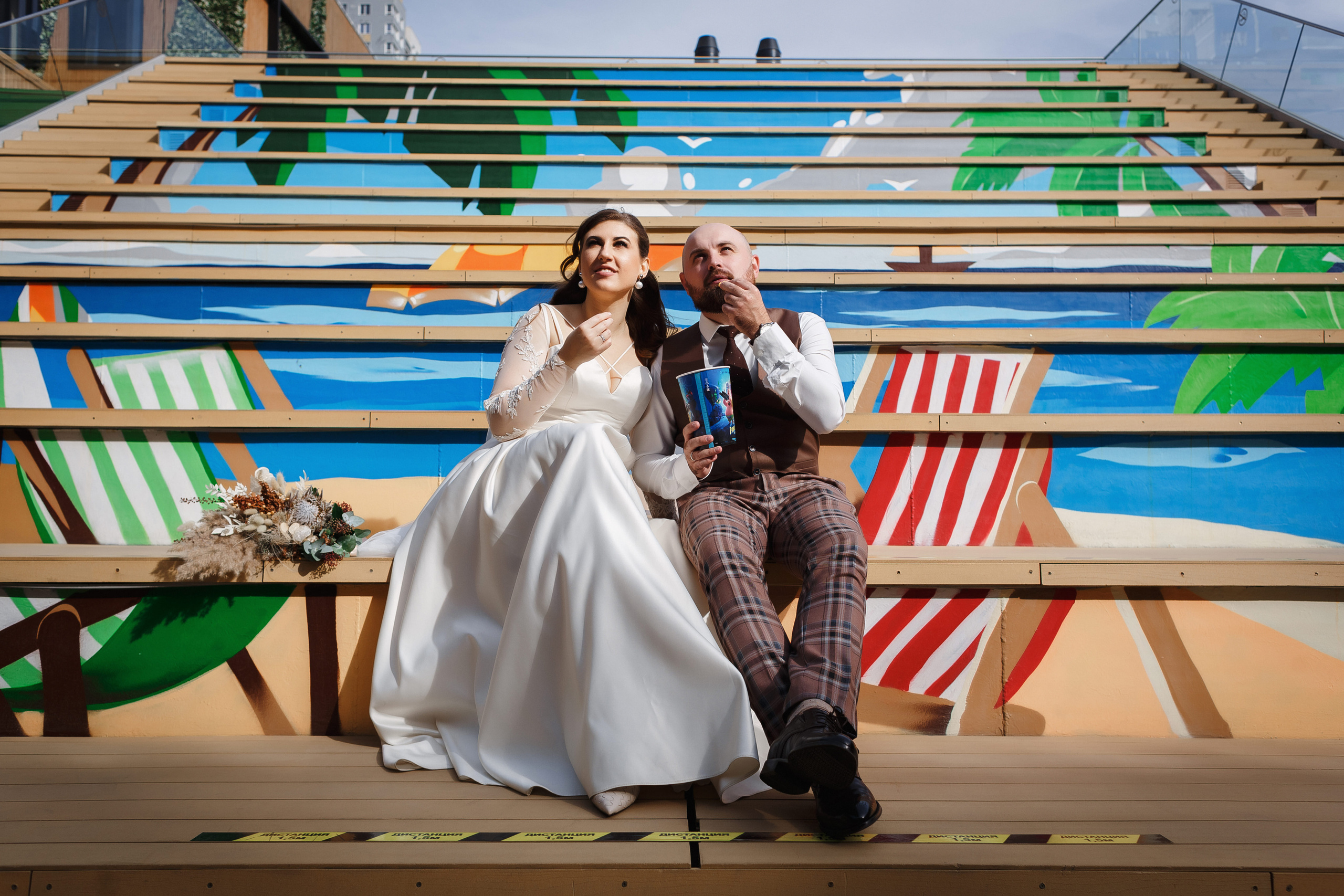 Свадебный день Кирилла и Вали: прогулка в Ростове, банкет в Таганроге. Свадебный и семейный фотограф в Таганроге Бакарюк Антон