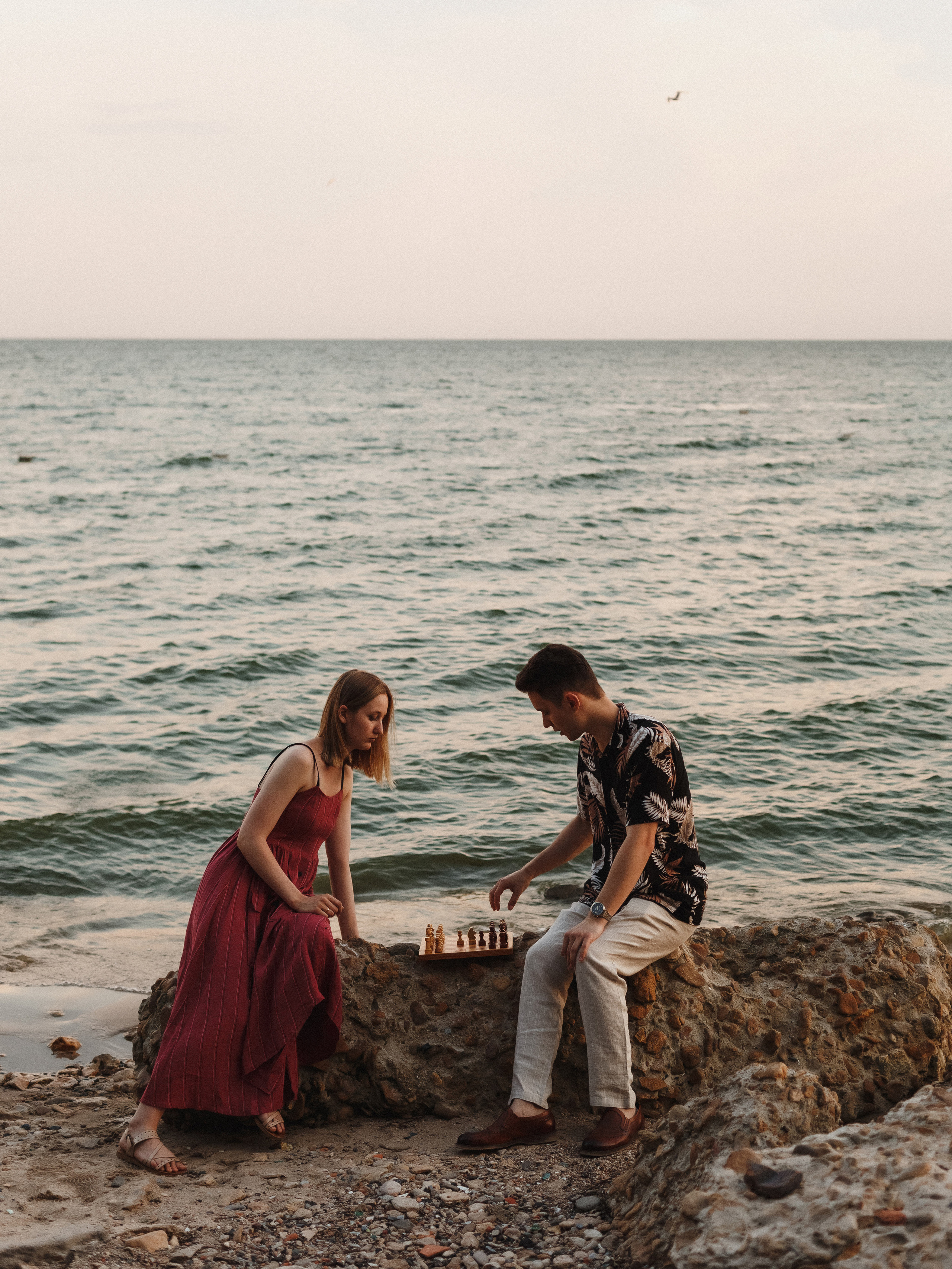 Любвь на Богудонии: Ваня и Таня в романтической фотосессии в Таганроге. Свадебный и семейный фотограф в Таганроге Бакарюк Антон
