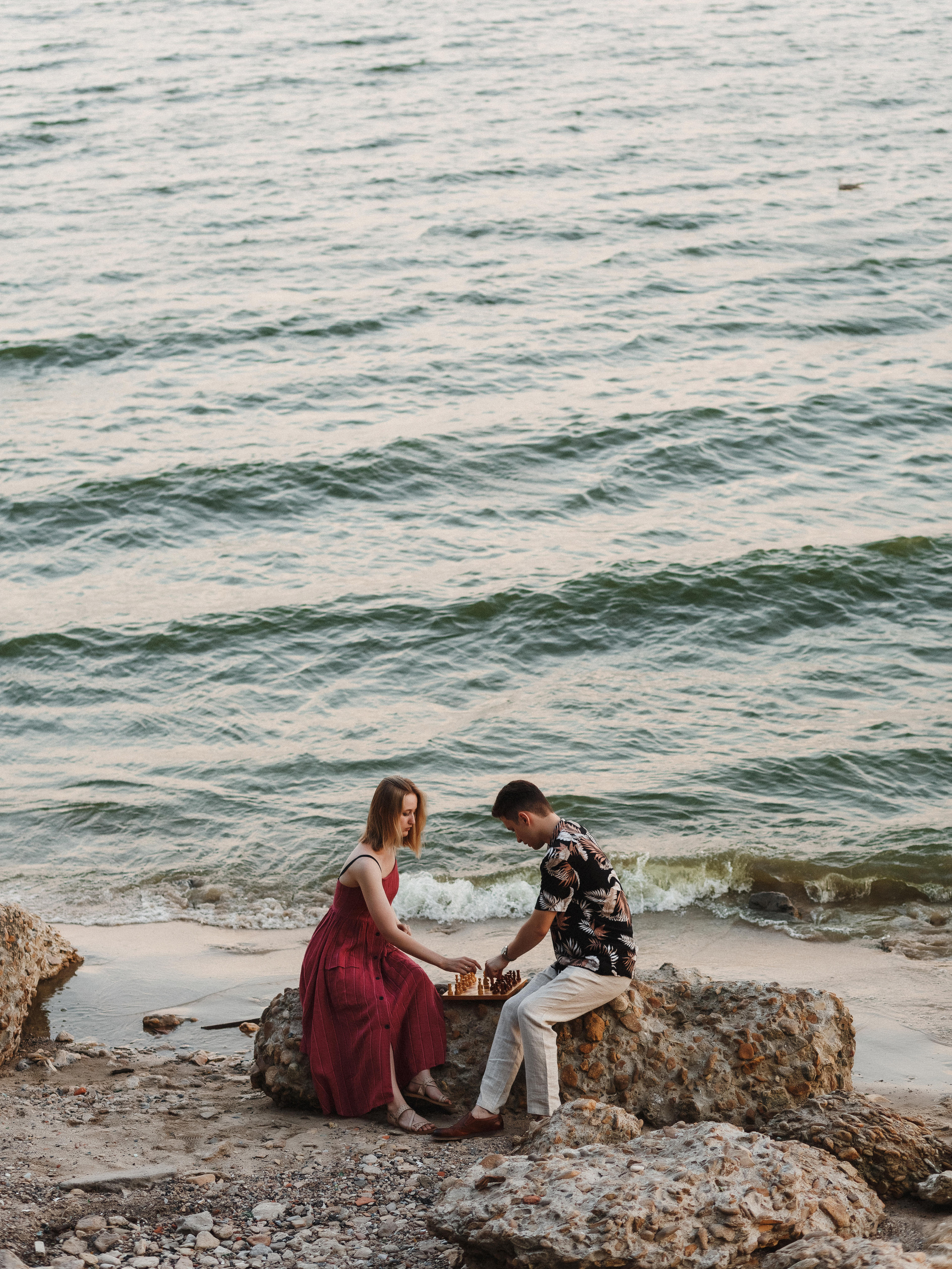 Любвь на Богудонии: Ваня и Таня в романтической фотосессии в Таганроге. Свадебный и семейный фотограф в Таганроге Бакарюк Антон