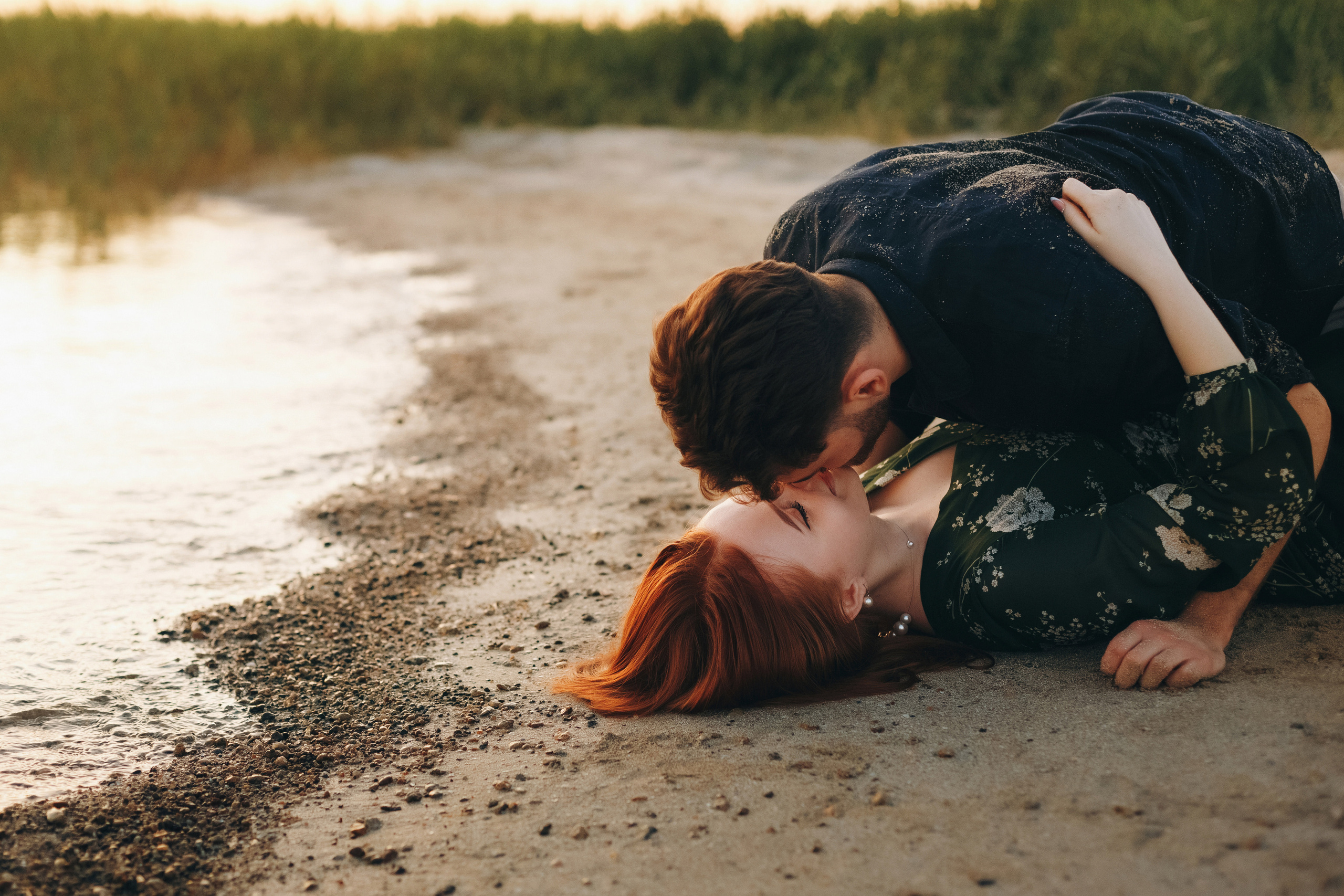 Никита и Соня в идиллической фотосессии на Беглицкой косе. Свадебный и семейный фотограф в Таганроге Бакарюк Антон