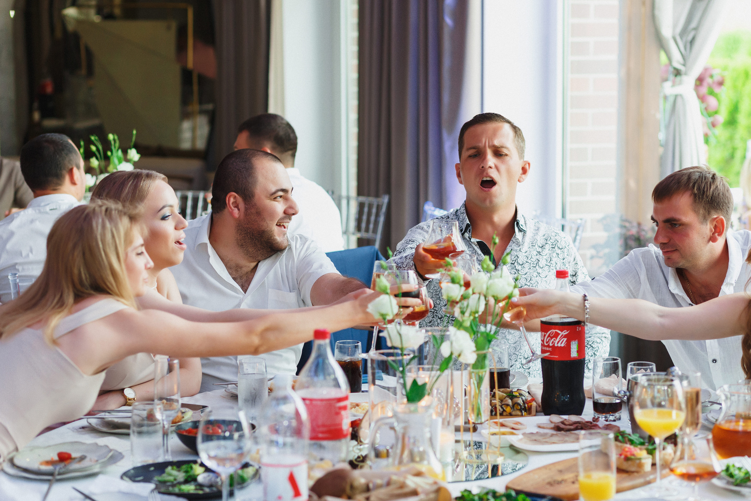 Свадьба Анастасии и Андрея в ресторане Golden Horse в Таганроге. Свадебный и семейный фотограф в Таганроге Бакарюк Антон