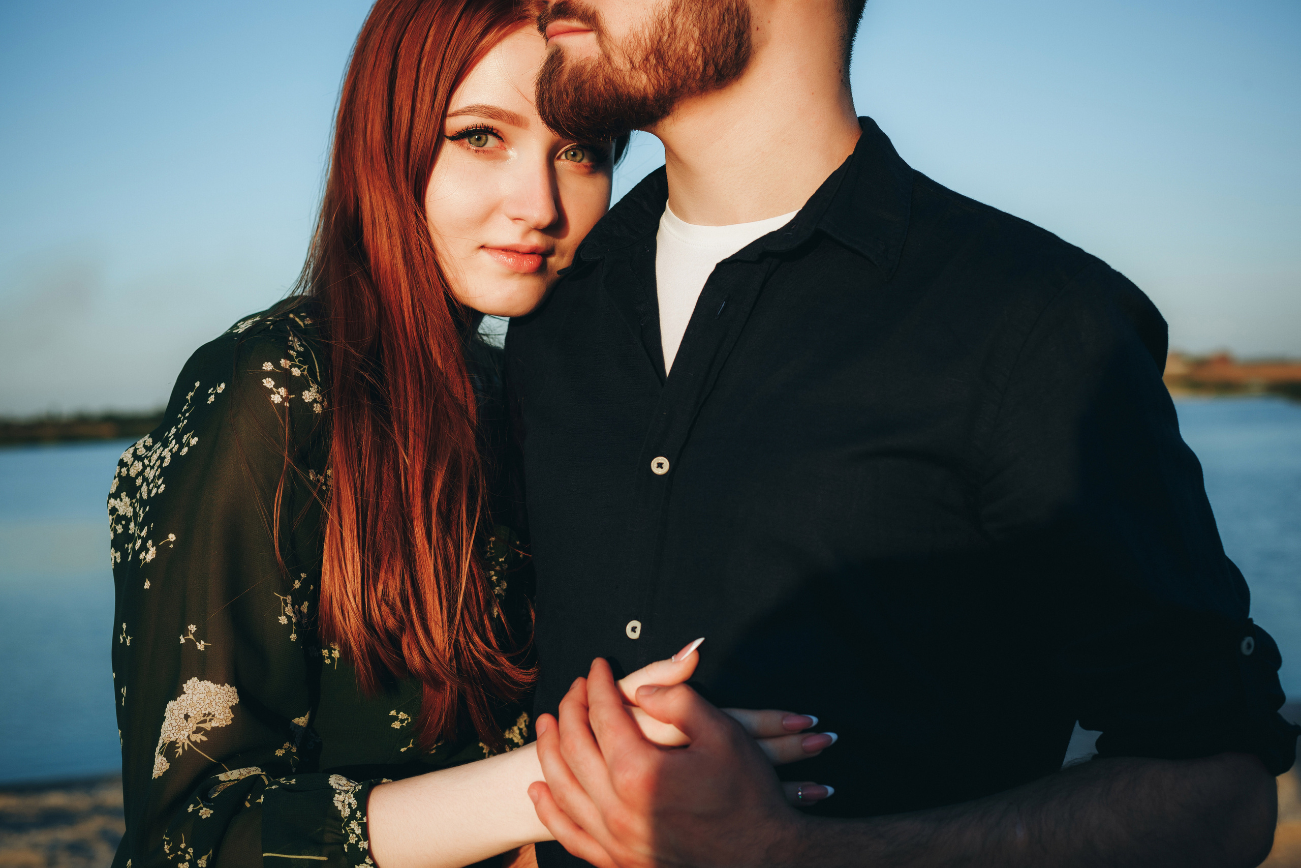 Никита и Соня в идиллической фотосессии на Беглицкой косе. Свадебный и семейный фотограф в Таганроге Бакарюк Антон