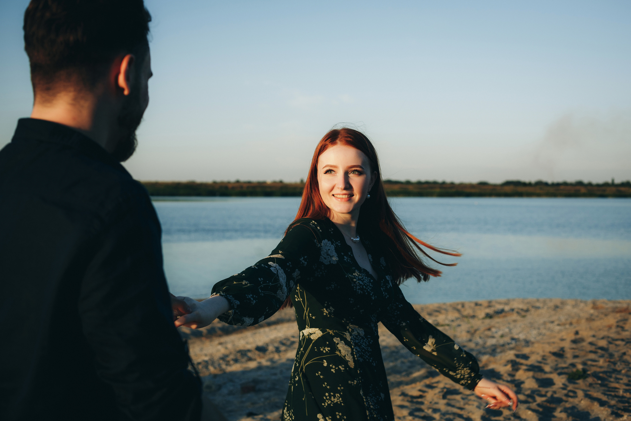 Никита и Соня в идиллической фотосессии на Беглицкой косе. Свадебный и семейный фотограф в Таганроге Бакарюк Антон