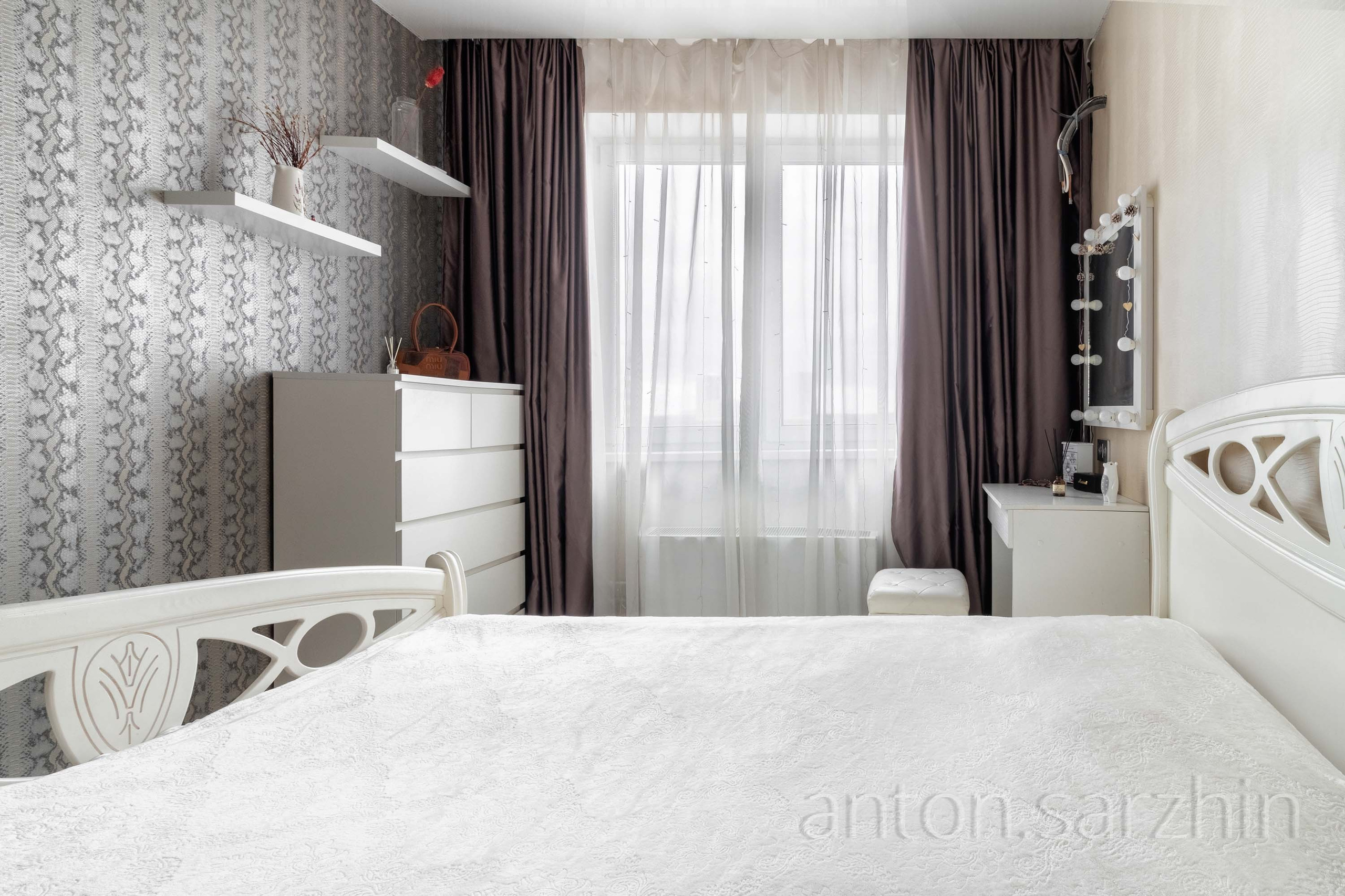 Интерьерная съемка спальни