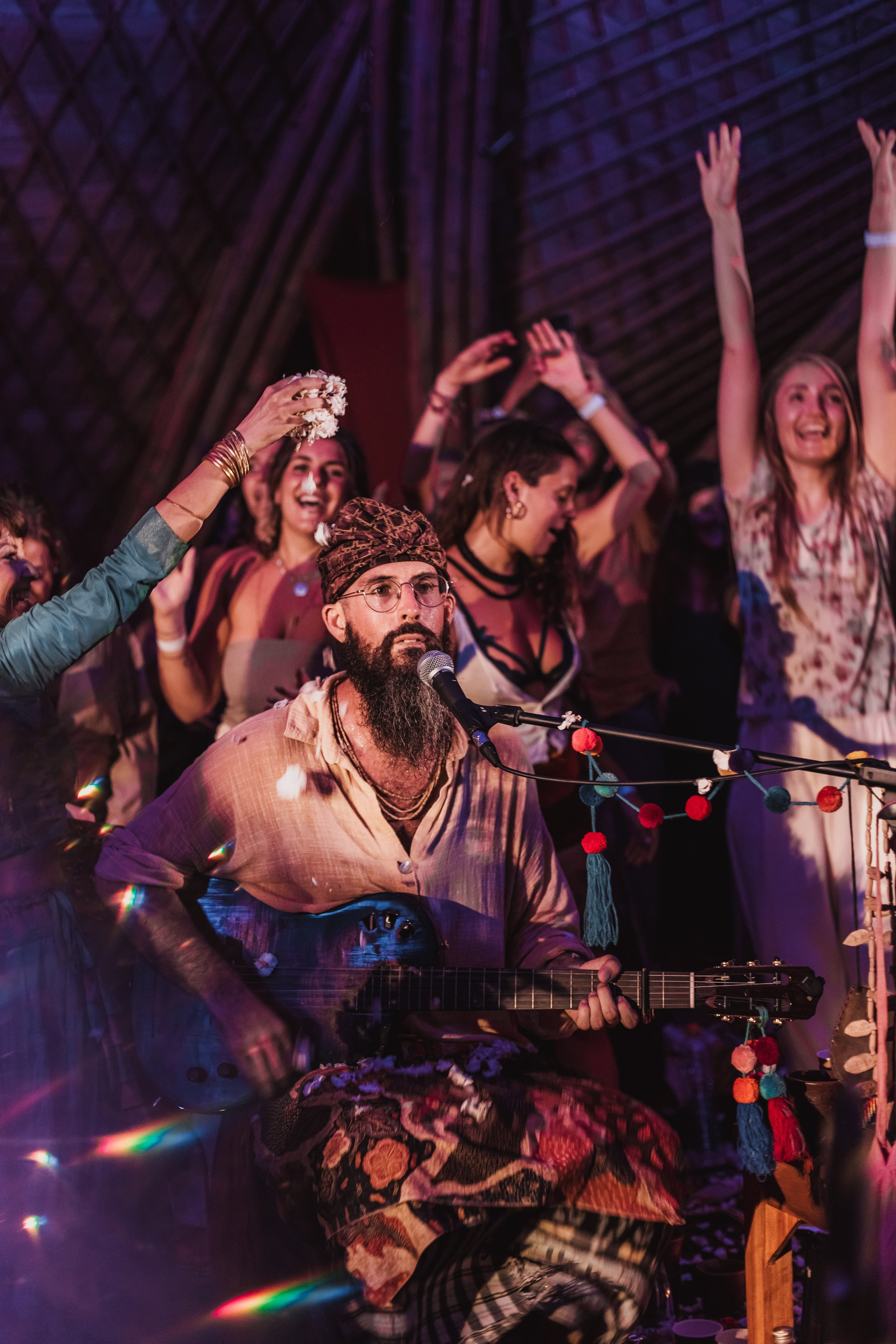 Hanuman Project kirtan at Alchemy april. Mariam Bagdasaryan