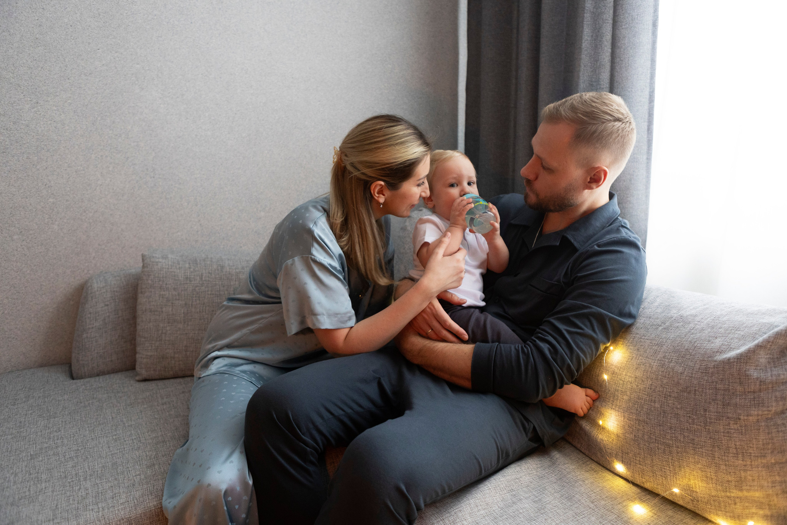 Домашняя новогодняя фотосессия. Семейный и портретный фотограф в Москве Елена Флегант