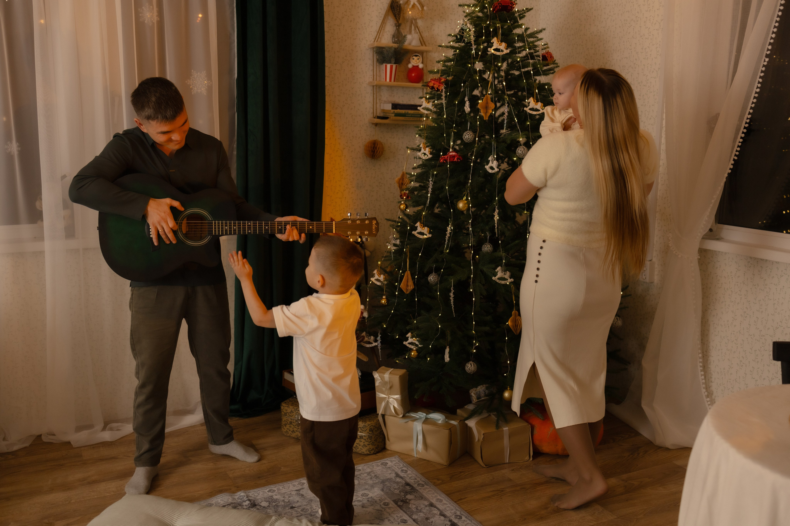 Семейная новогодняя. Фотограф Татьяна Семенова