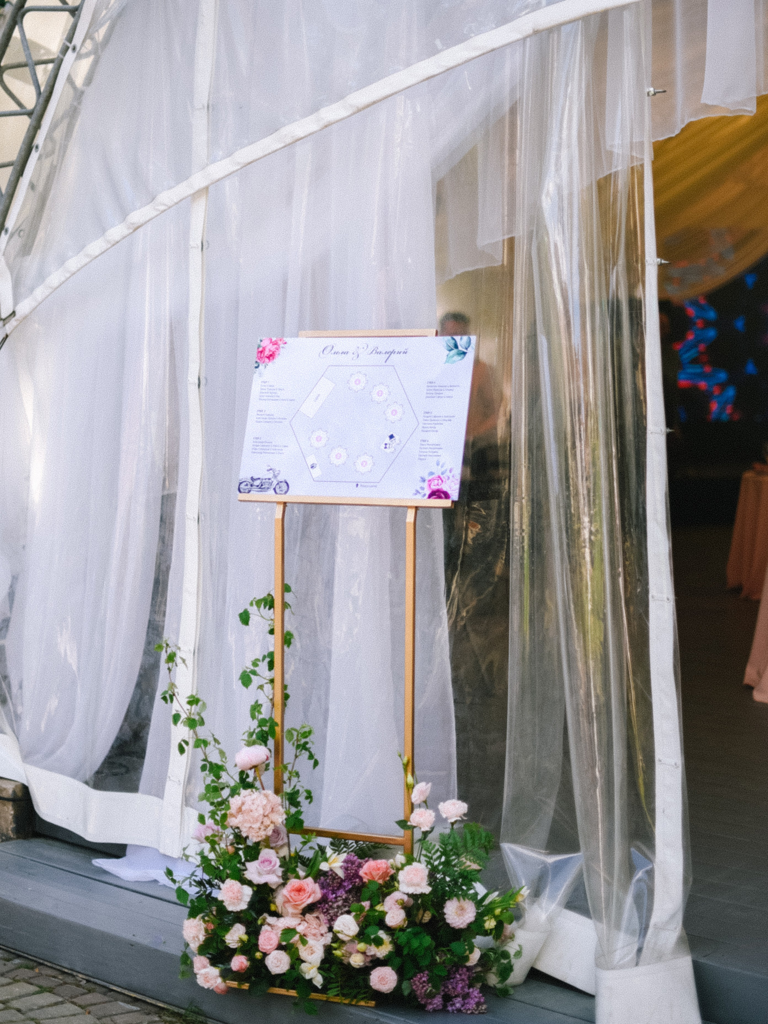 Свадьба байкеров в ресторане «Дворянское гнездо». Kirillova Studio — мастерская декора и событий Юли Кирилловой