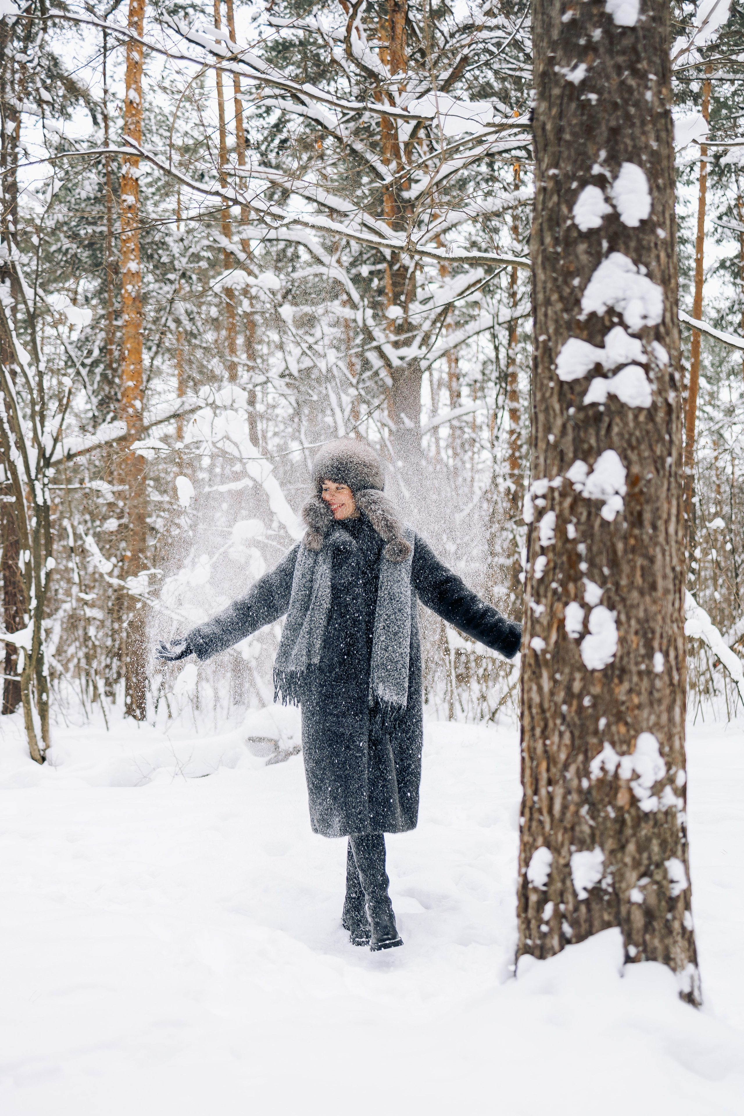 Женский портрет в лесу. Семейный Фотограф в Москве Евгения Симоненко