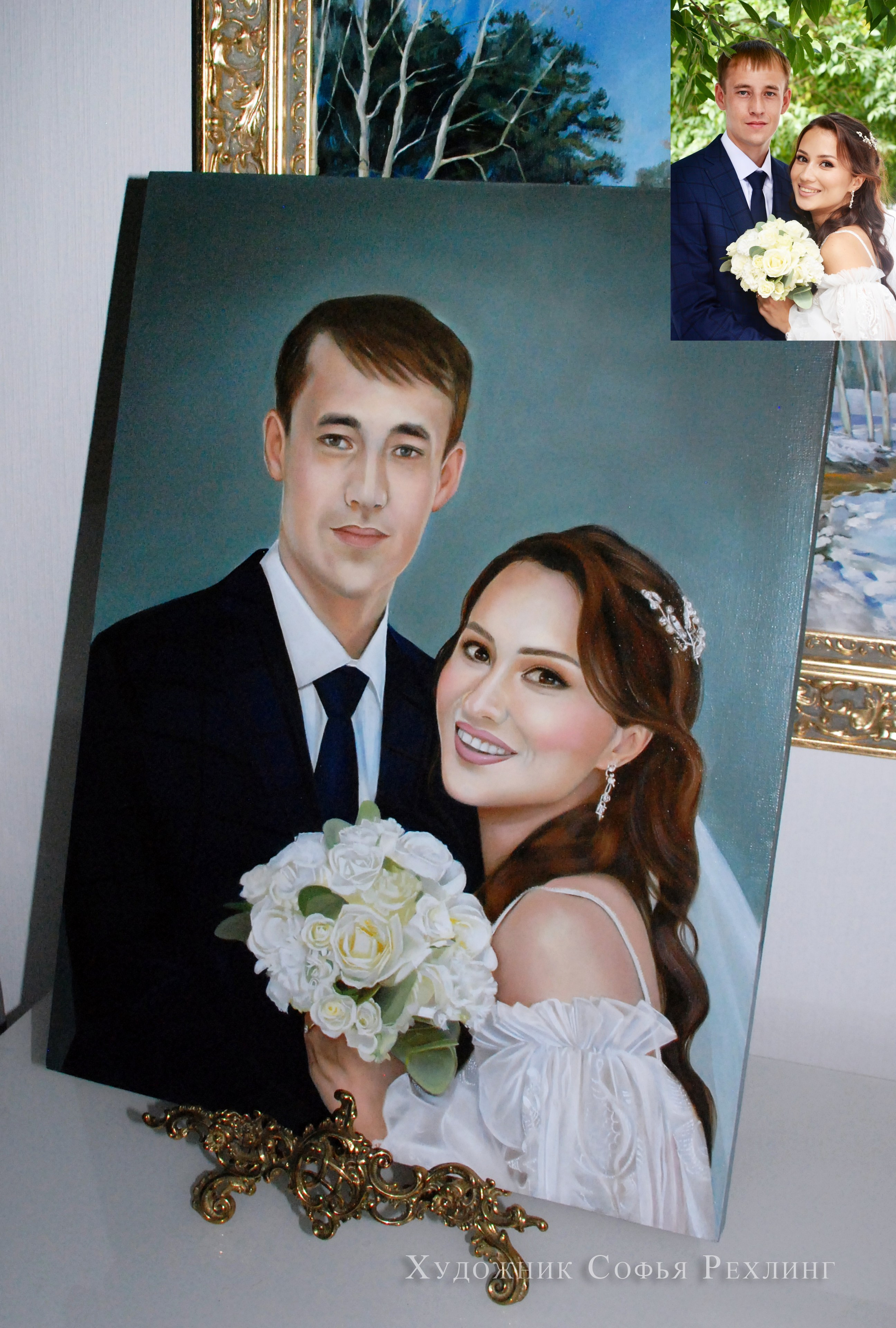 Свадебный портрет на заказ