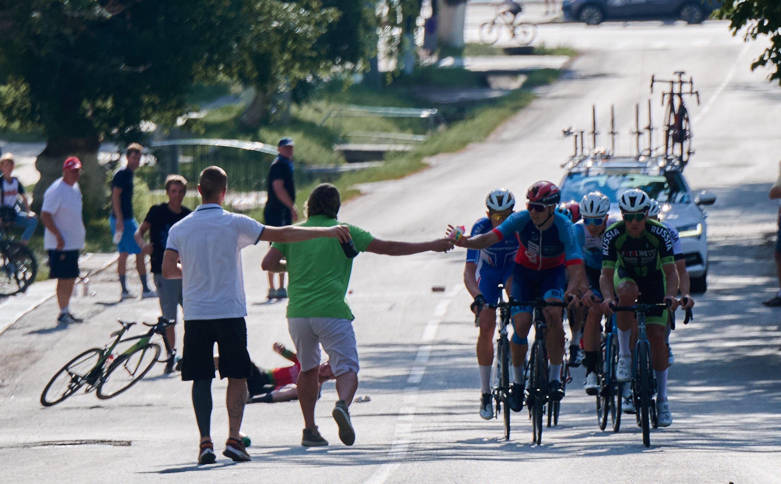 Международная многодневная гонка «Тур России». 4 этап. Воткинск 14.07. Спортивный репортажный фотограф в Ижевске Сергей Мерзляков