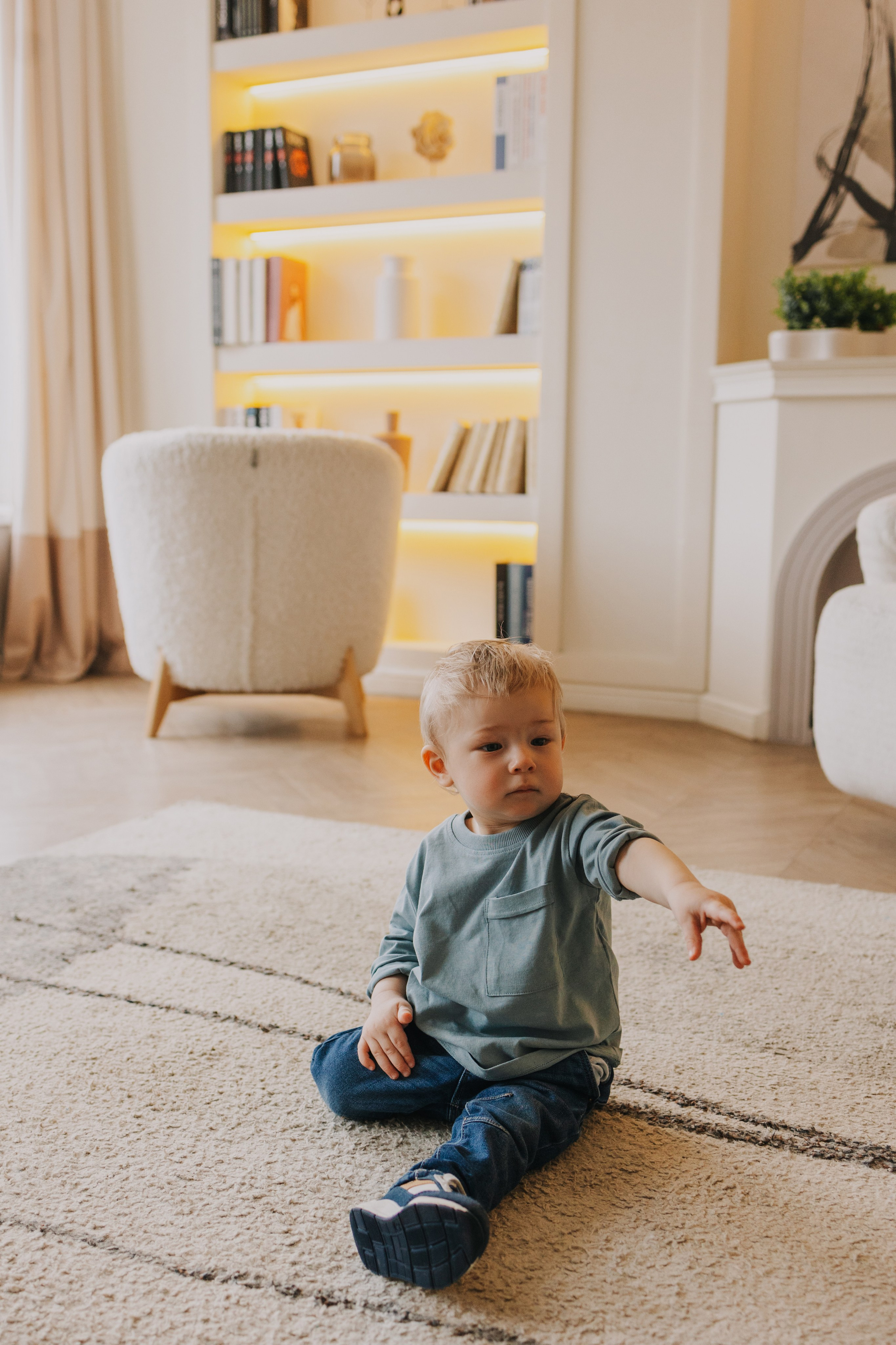 Большая семья. Домашняя фотосессия