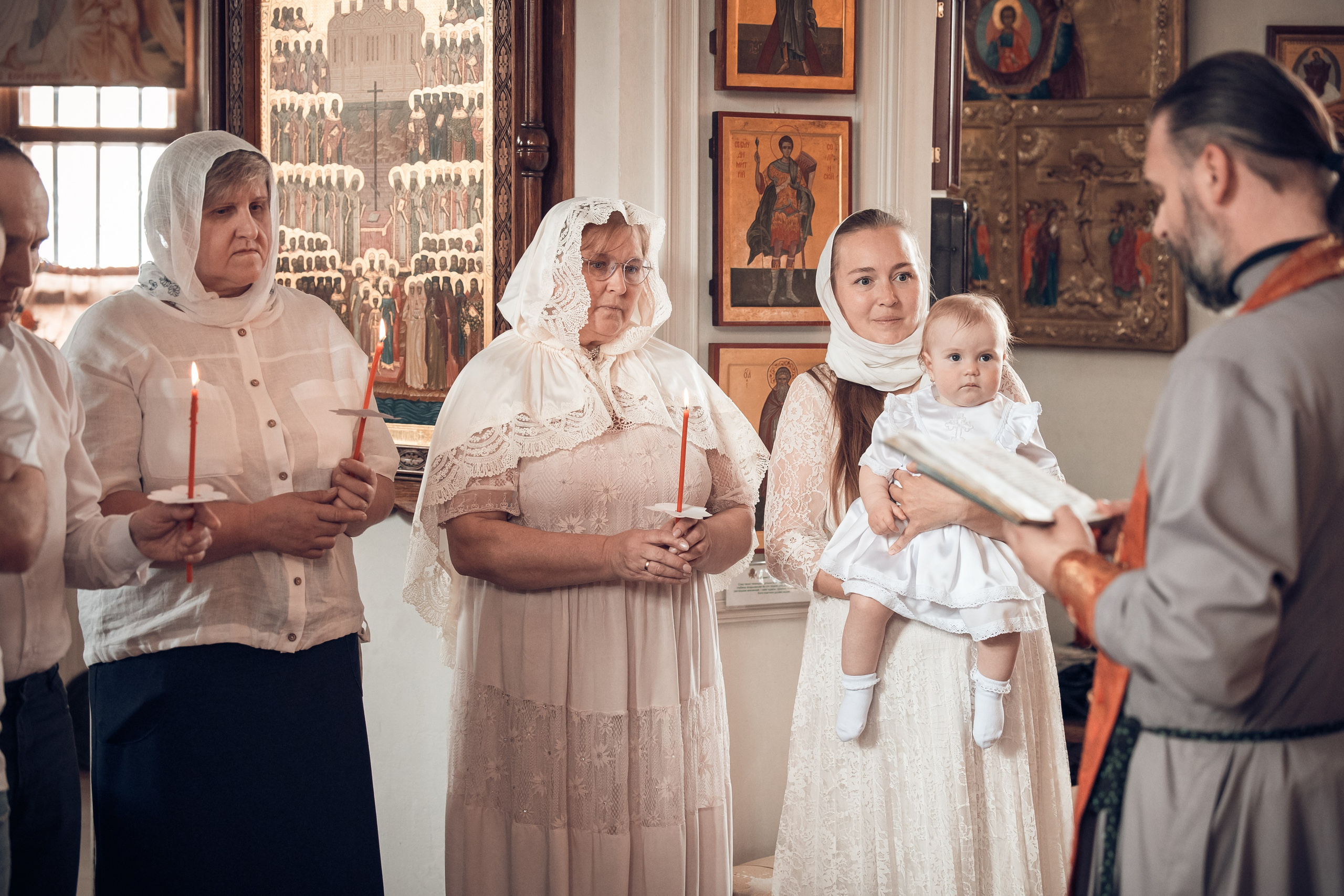 Крещение Виктории и Константина в Церкви Николая Чудотворца. Семейный и детский фотограф в Калуге Юлия Щедрина