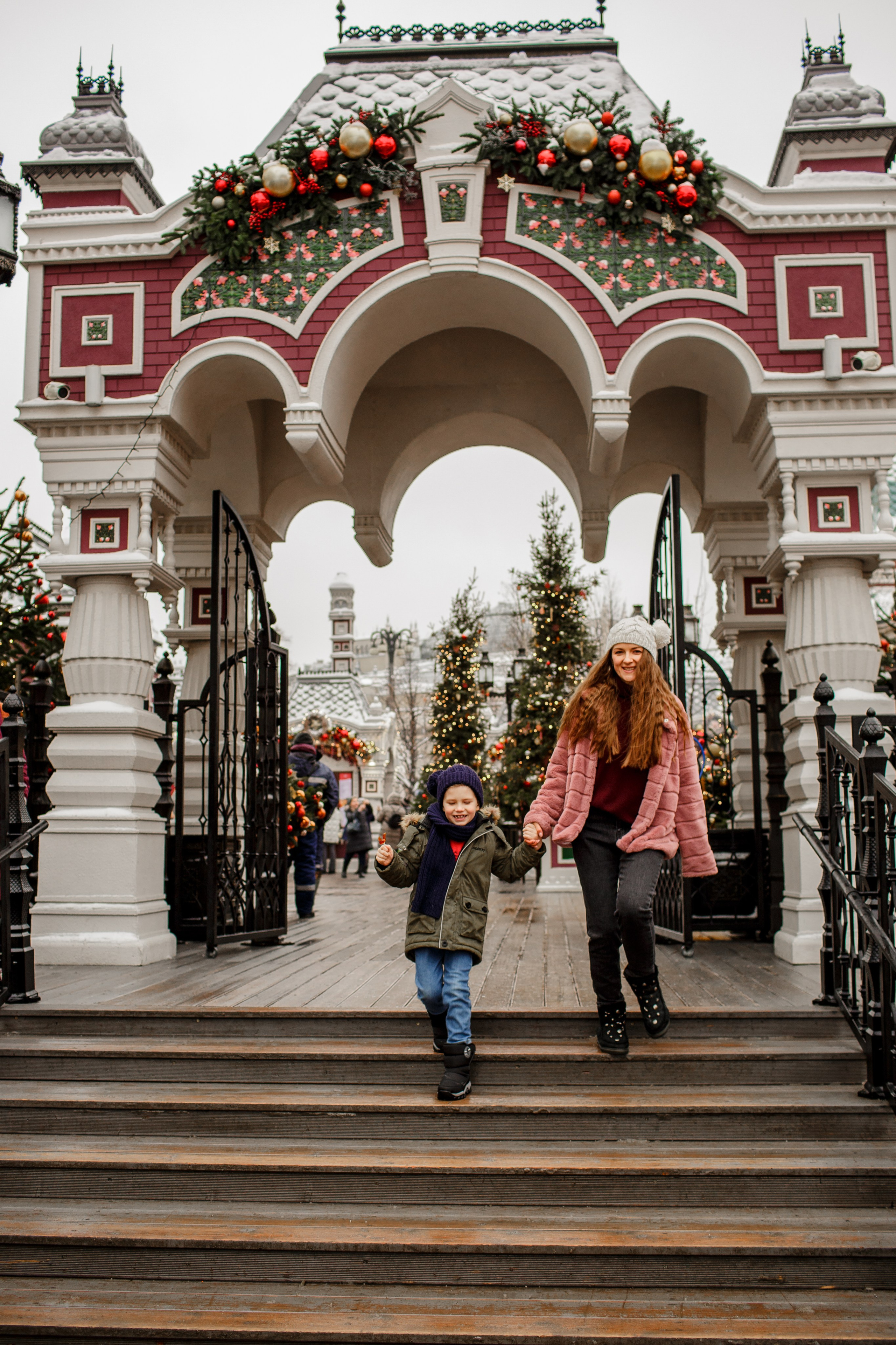 Новогодняя фотопрогулка в Москве. Свадебный фотограф Кирилл Белый