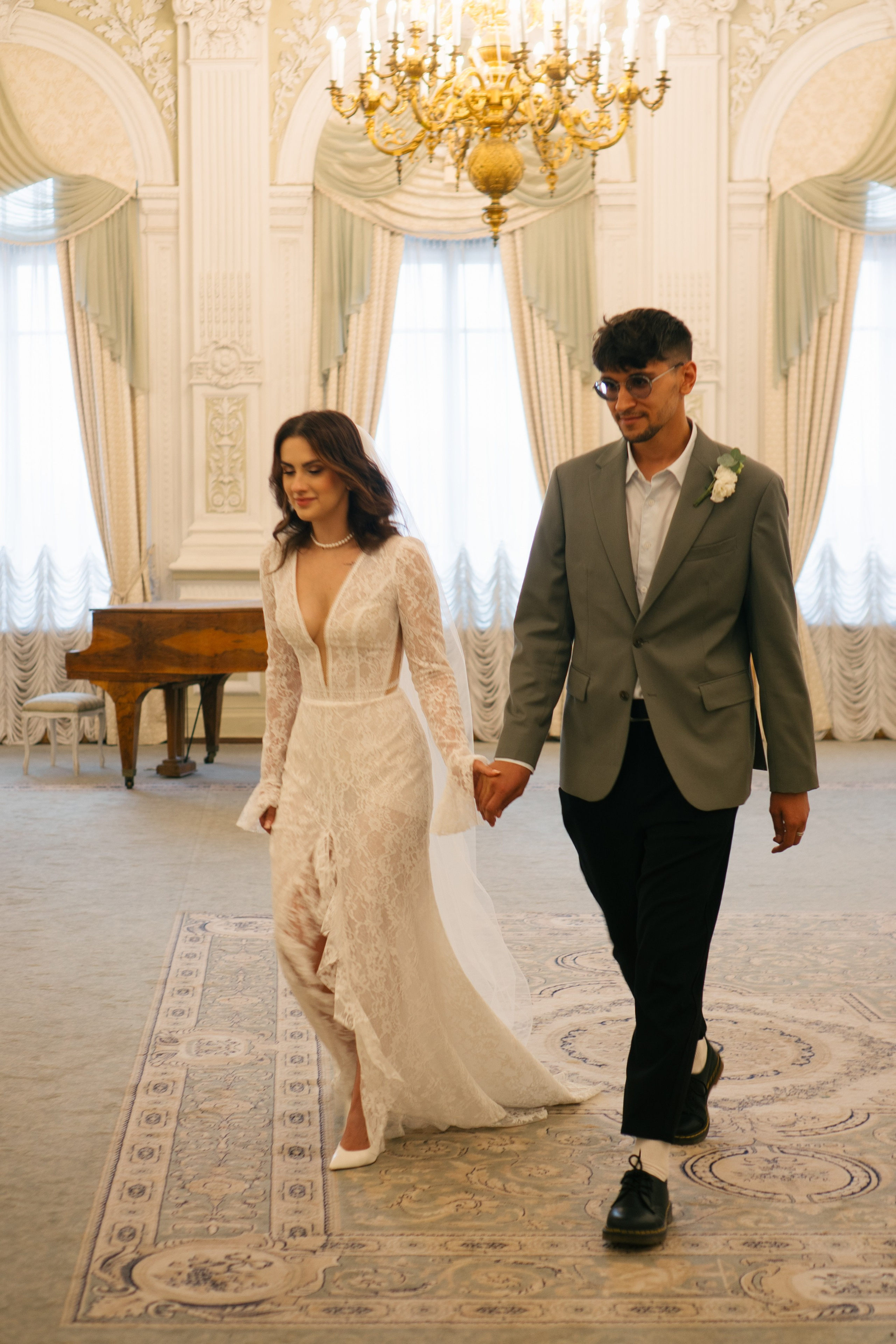 СВАДЕБНАЯ СЬЕМКА В ПЕРВОМ ДВОРЦЕ БРАКОСОЧЕТАНИЯ. Профессиональный фотограф, Санкт-Петербург — Виктория Богомолова