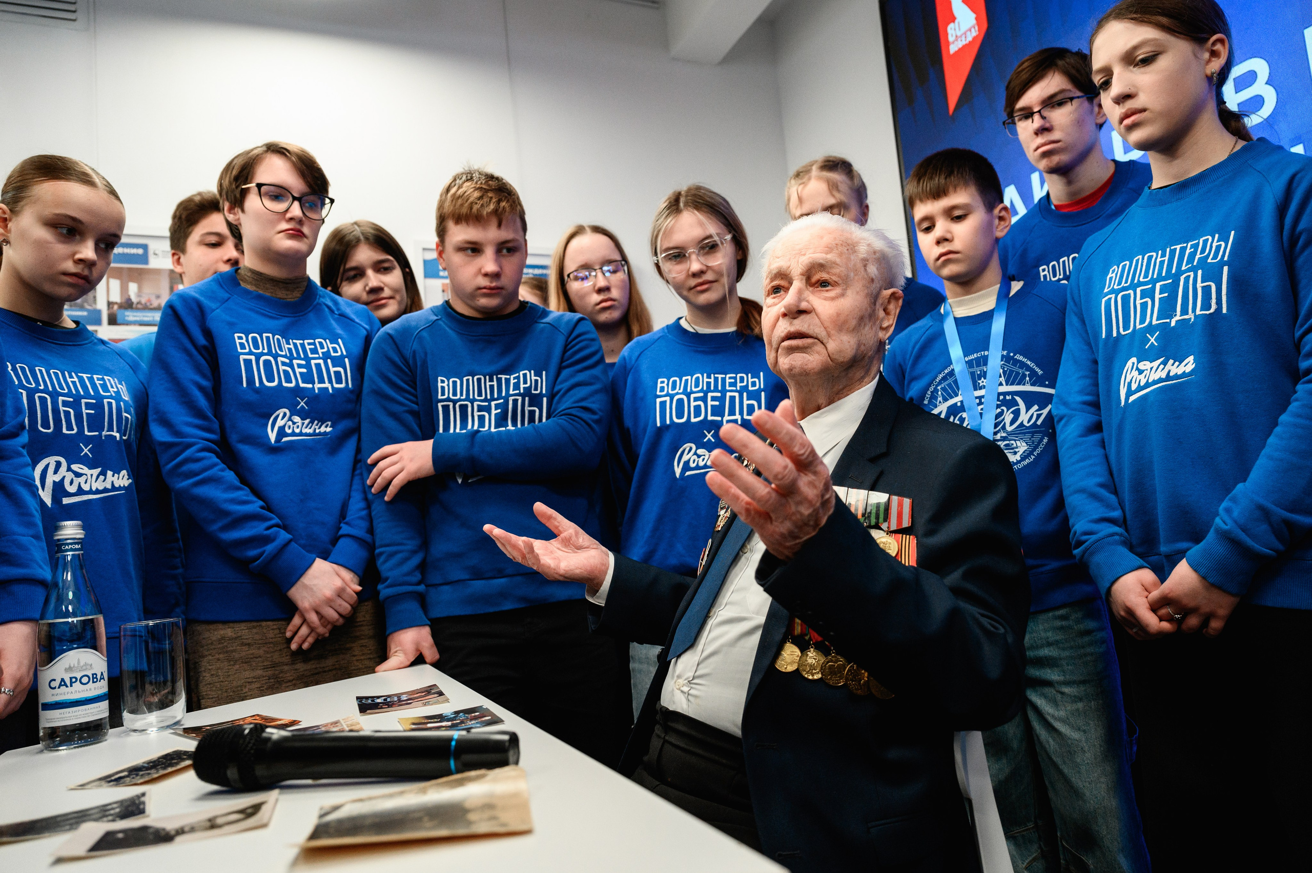 Встреча с ветераном. Фотограф Захваткин Роман