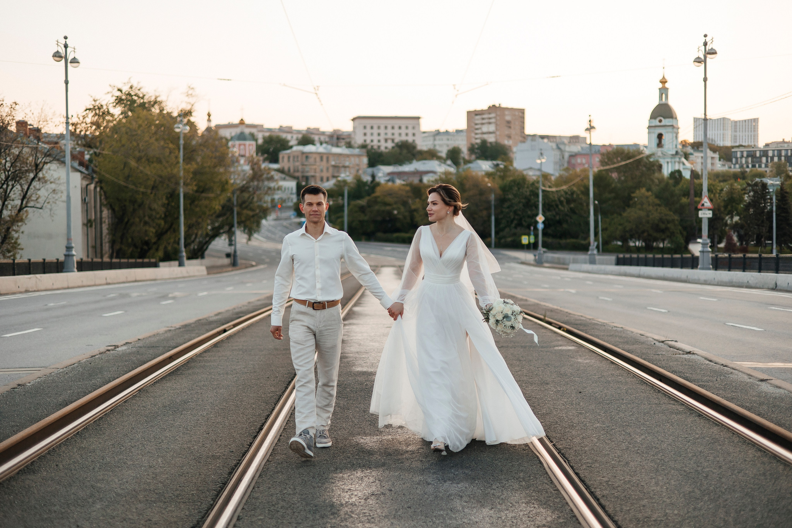 Серафима и Федор (на рассвете). Фотограф в Москве Екатерина Потапова