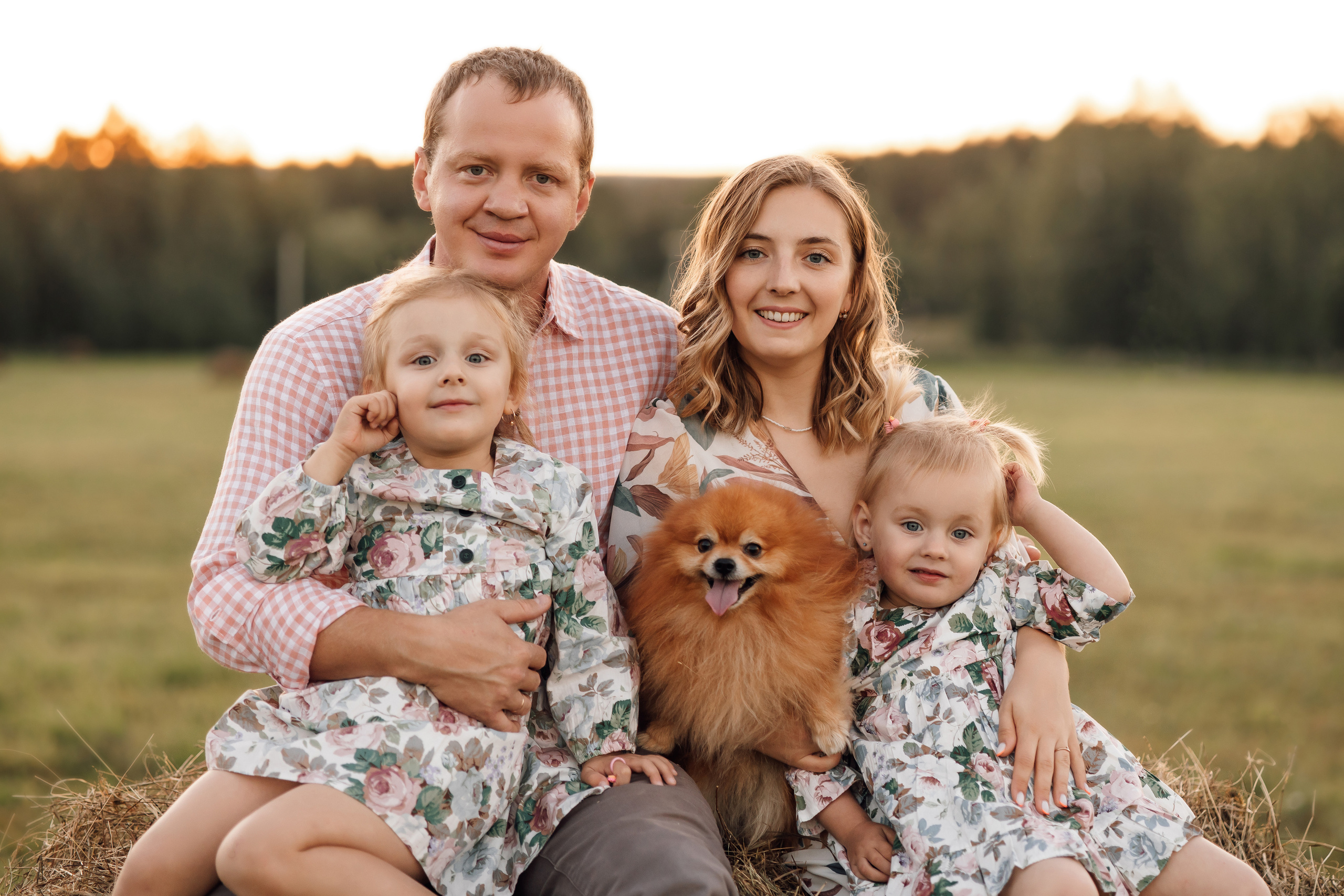 Семья, поле, лето. Marina Shakirova Photography