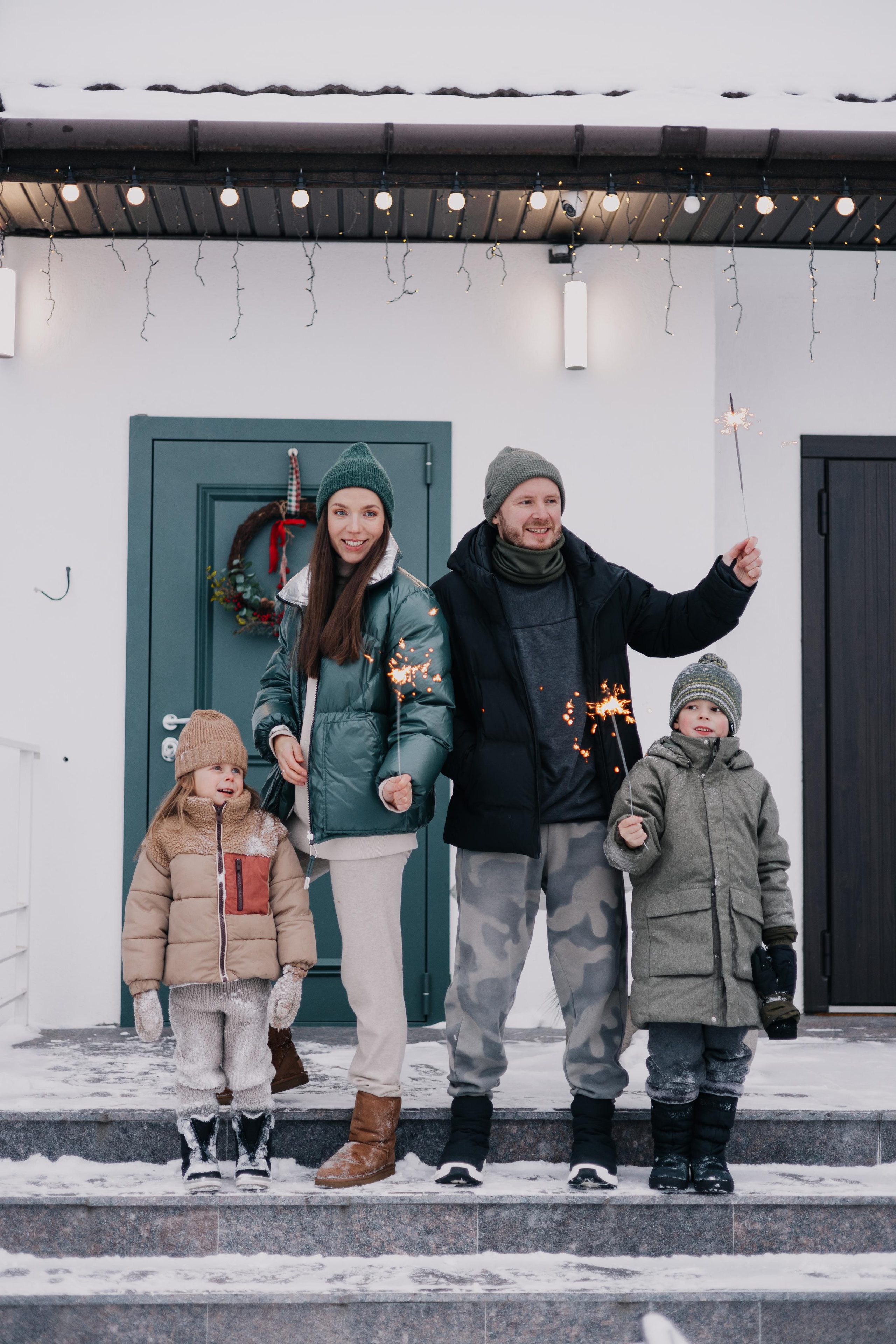 Семья, зима, пикап. Marina Shakirova Photography