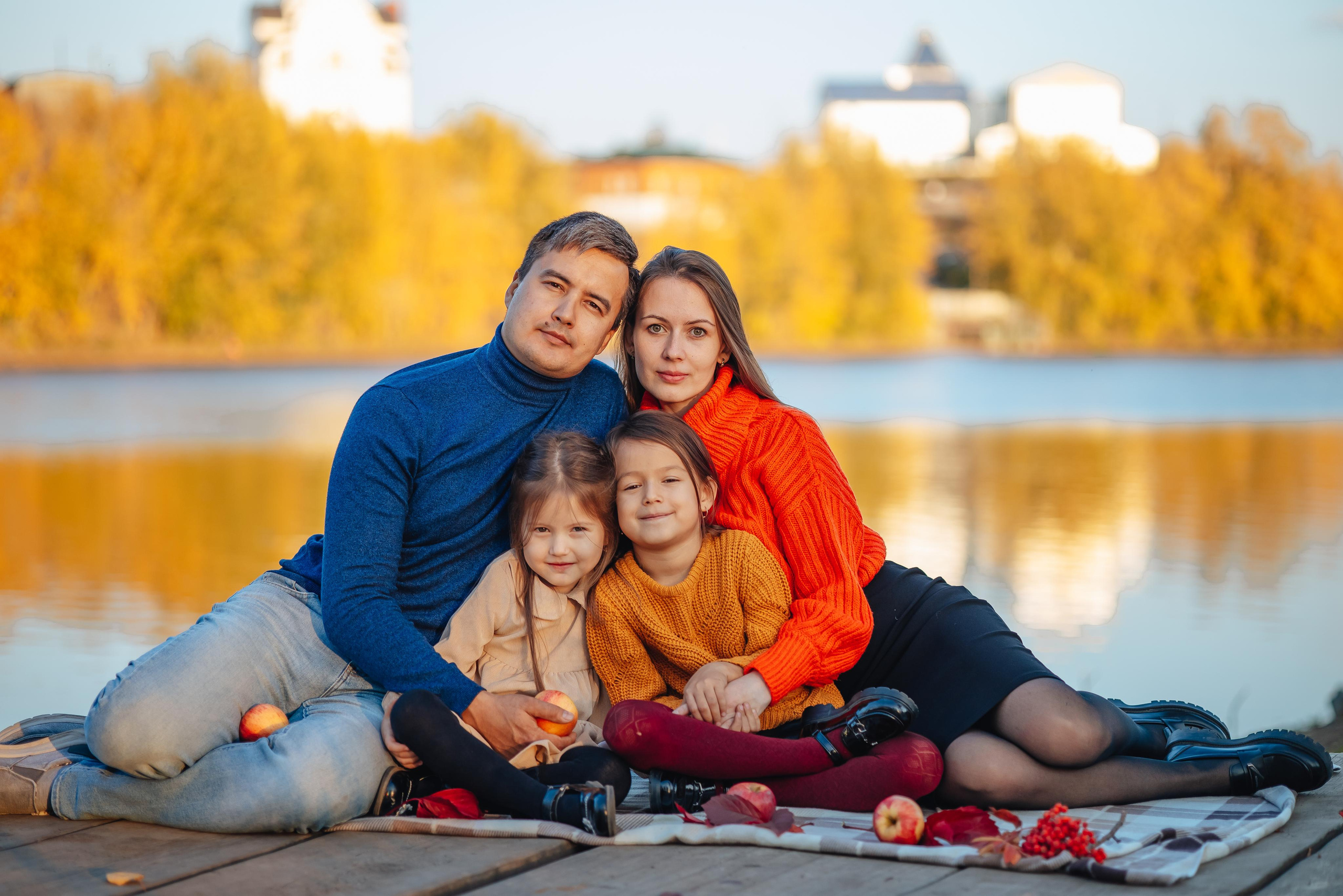 Семья, осень, пикник. Marina Shakirova Photography